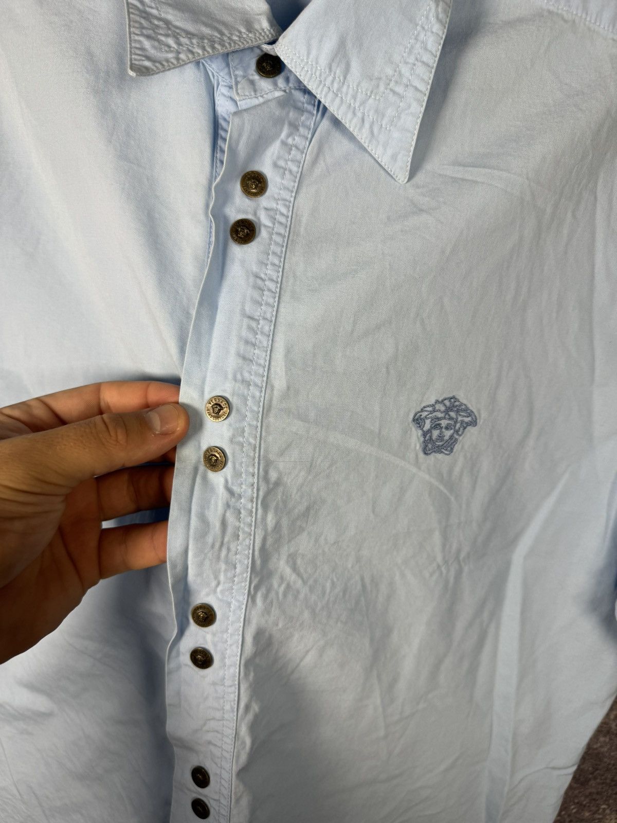 Versace Jeans Couture Vintage Versace Jeans Couture Mettal Logo Krall y2k Size US L / EU 52-54 / 3 - 11 Thumbnail