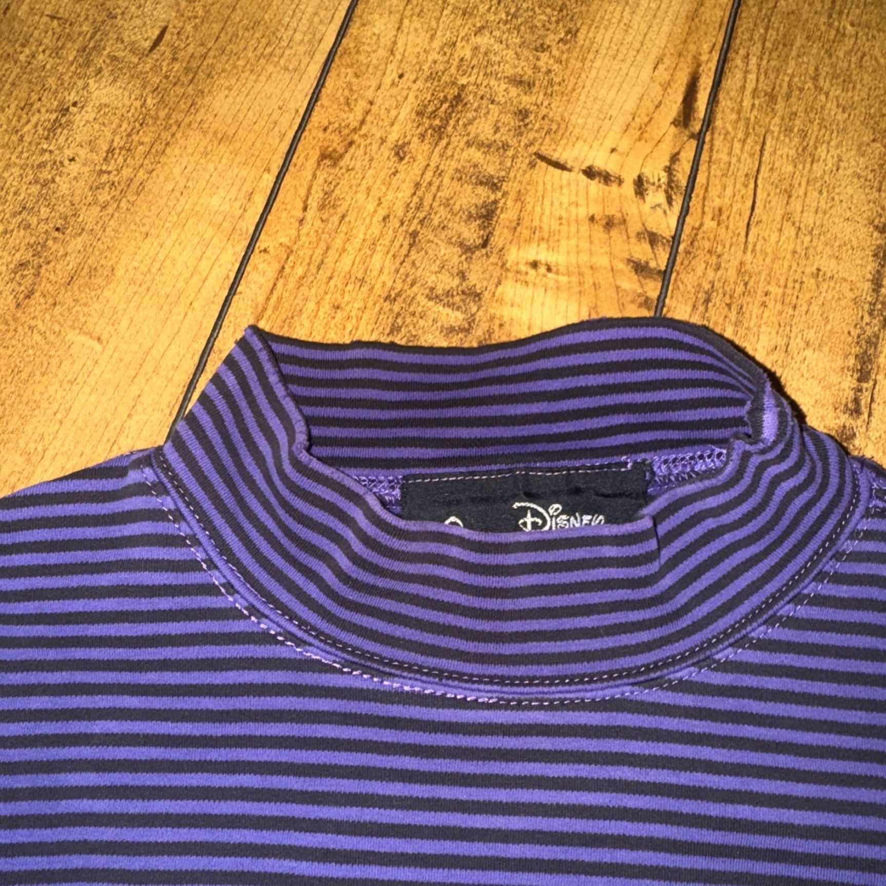Disney VINTAGE Disney Minnie Mouse Striped Mockneck Sweatshirt Purple XL Oversized Size US XL / EU 56 / 4 - 6 Thumbnail