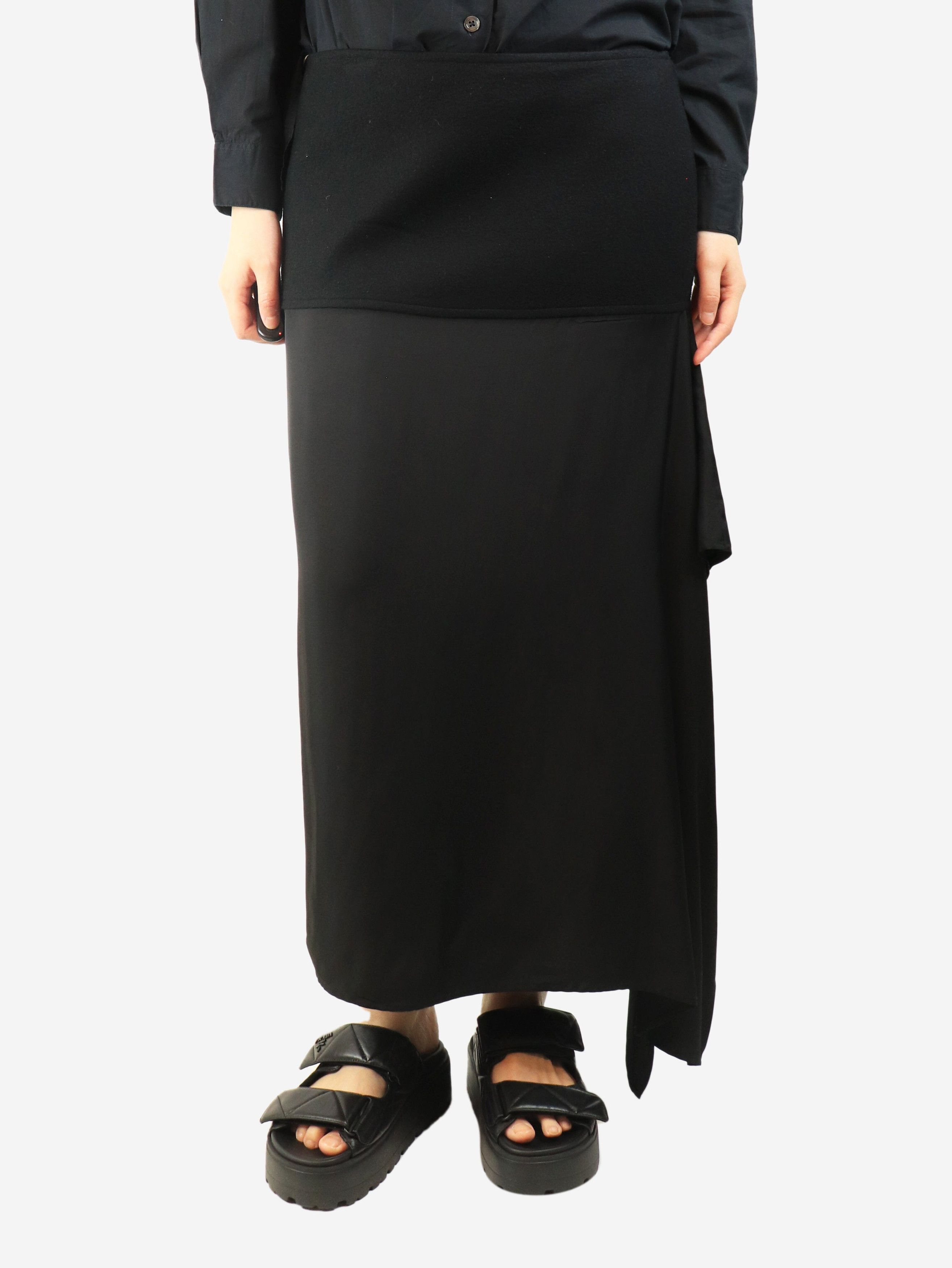 Other Black asymmetric midi skirt - UK 14 Size 32" / US 10 / IT 46 - 1 Thumbnail