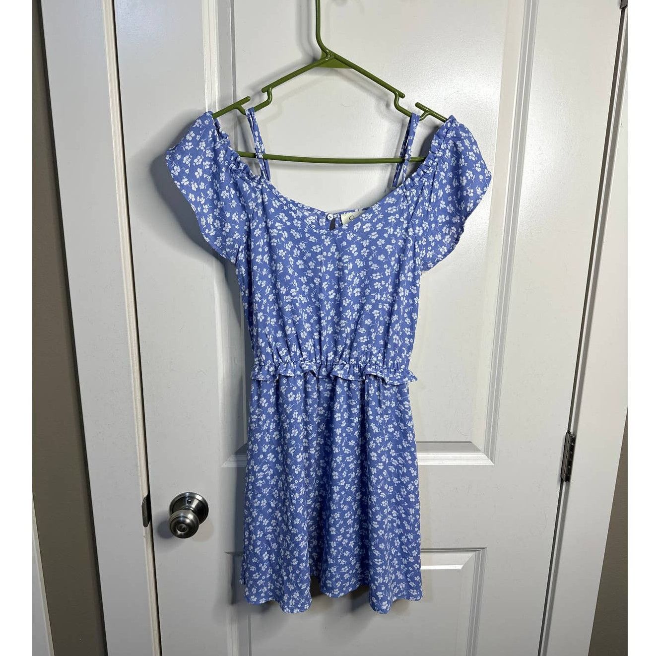 Other Jessica Simpson Light Blue Floral Print Dress Size XS Size XS / US 0-2 / IT 36-38 - 1 Thumbnail