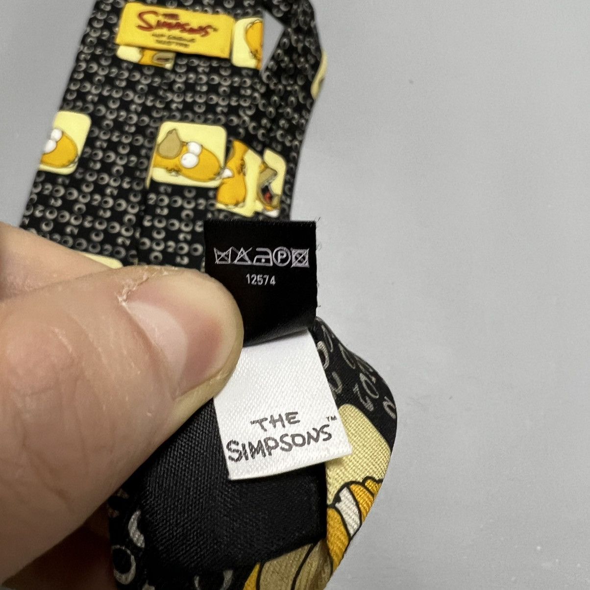 The Simpsons × Vintage Mens Vintage The Simpsons Homer Tie 00s Size ONE SIZE - 14 Thumbnail