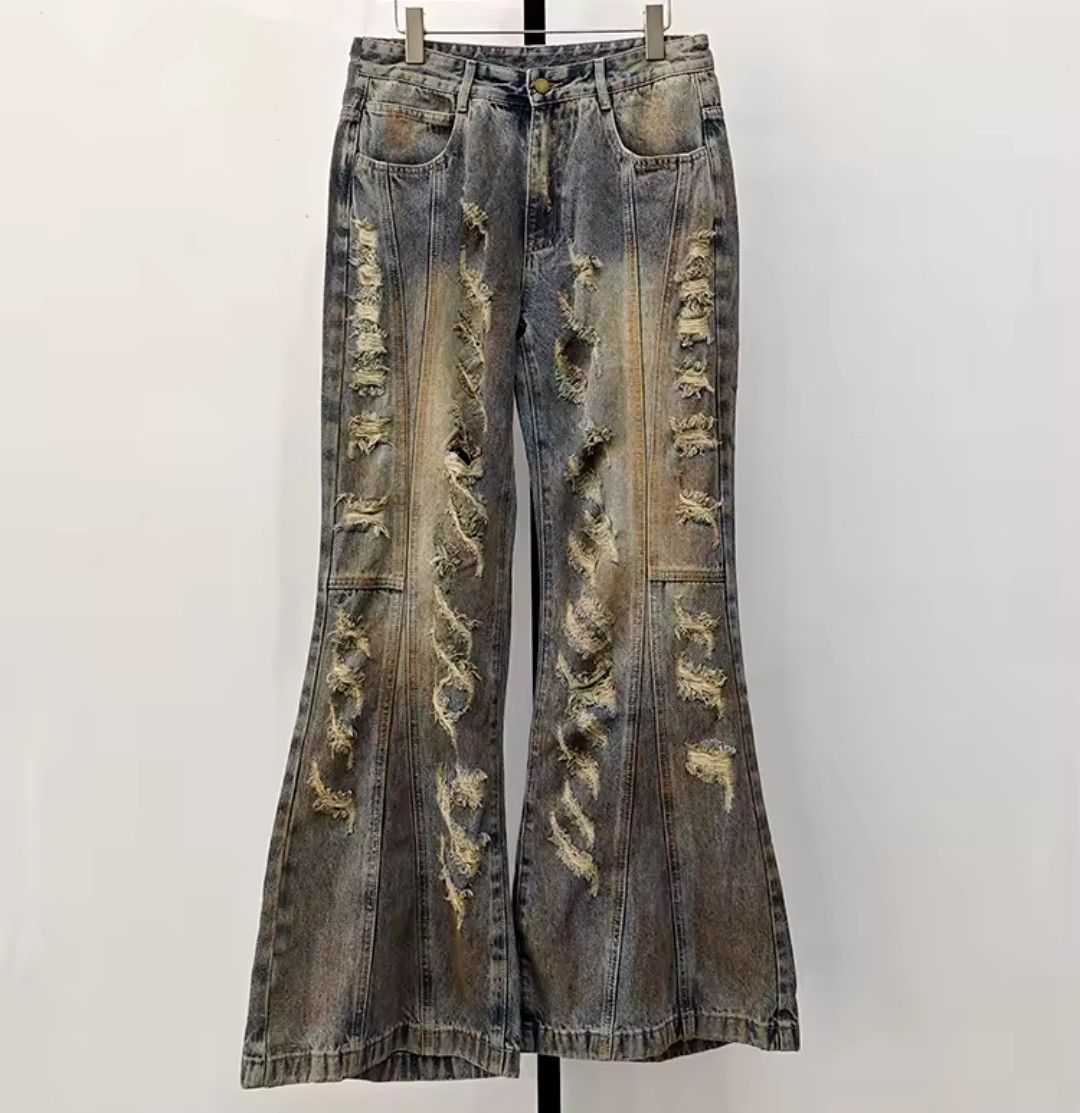If Six Was Nine × Le Grande Bleu (L.G.B.) 7doxy mud max jeans Size US 30 / EU 46 - 2 Thumbnail