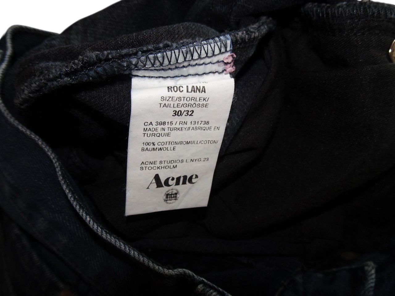 Acne Studios ACNE STUDIOS ROC LANA WASHED JEANS Size US 32 / EU 48 - 4 Thumbnail