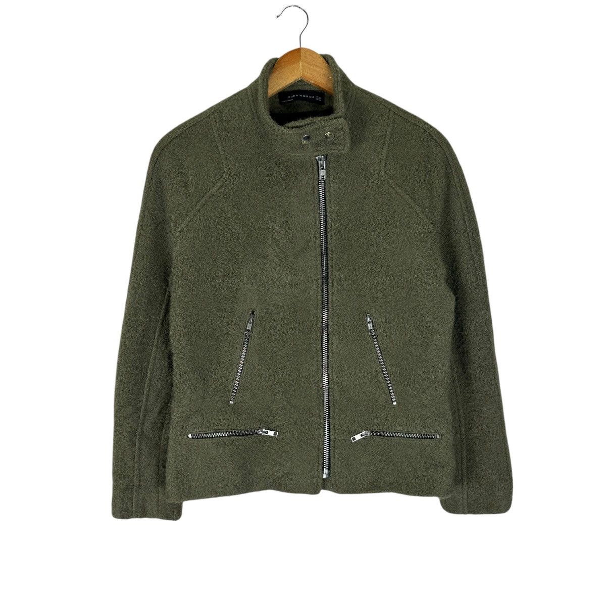 Japanese Brand × Zara ☀️ZARA WOMAN BIKERS JACKET LIKE JUNYA WATANABE Size XS / US 0-2 / IT 36-38 - 3 Thumbnail