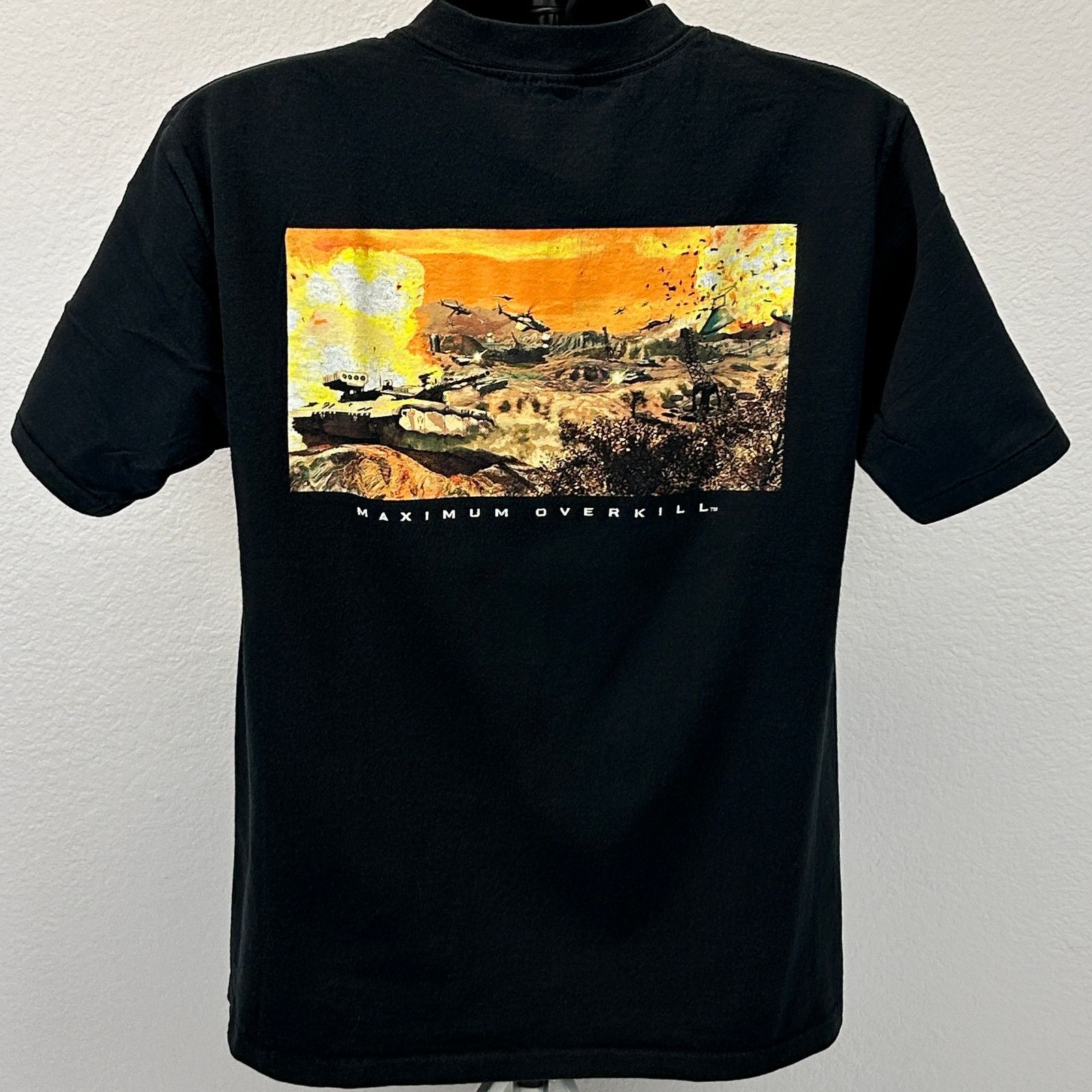Vintage Vintage 90s Comanche Maximum Overkill T Shirt L Large Size US L / EU 52-54 / 3 - 3 Thumbnail