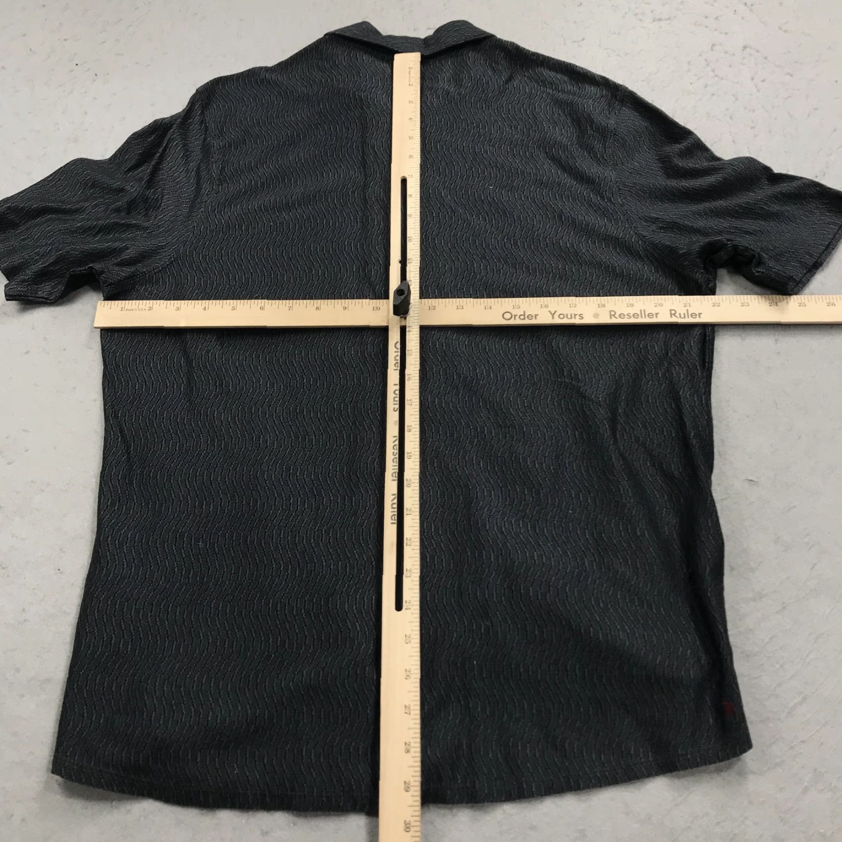 Vintage VINTAGE Jhane Barnes Shirt Mens XL Black Camp Collar Abstract Mercerized 90s Size US XL / EU 56 / 4 - 7 Thumbnail