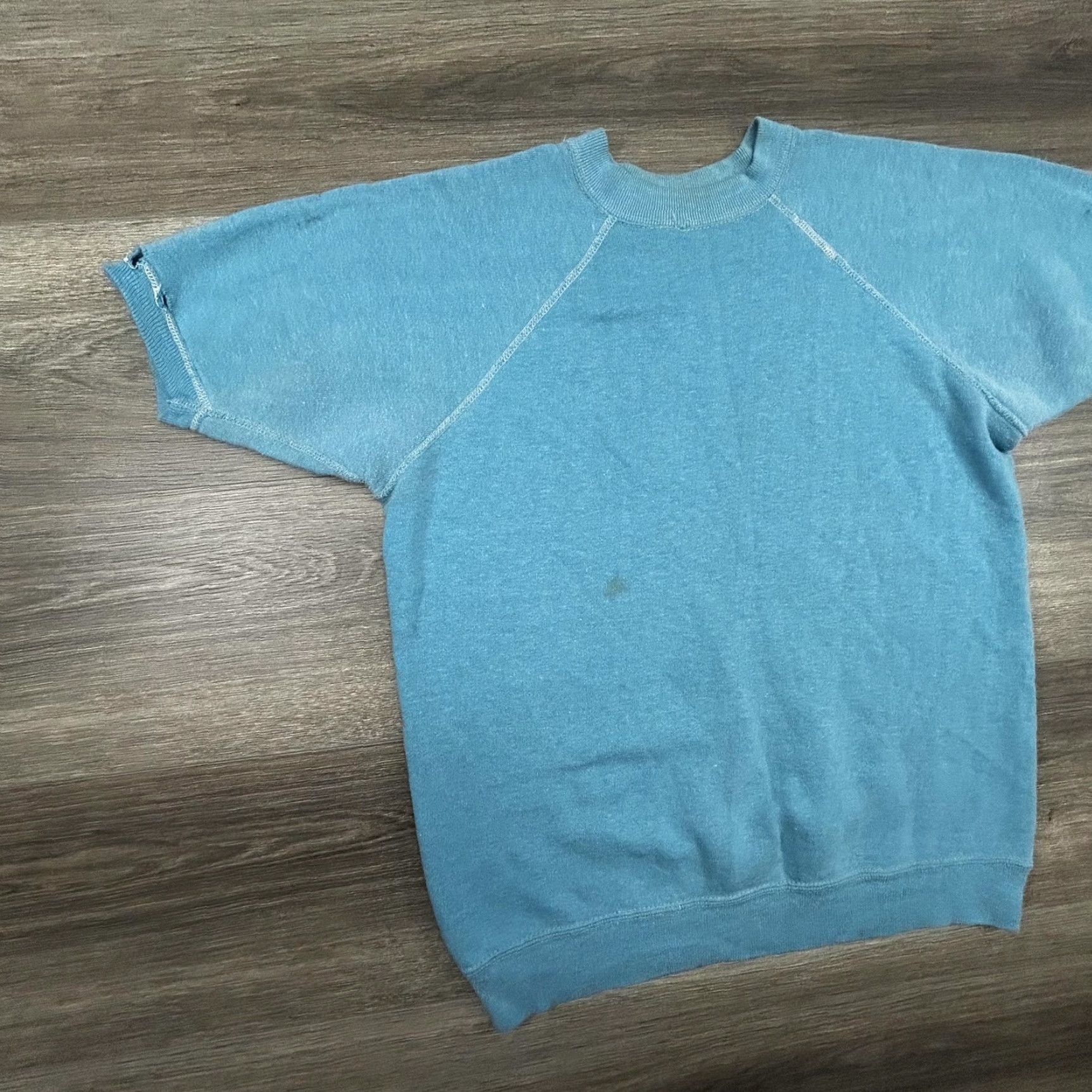 Vintage VINTAGE Sweatshirt Mens Medium Blue Raglan Crew Neck Pullover American Vintage USA 50s 60s Size US M / EU 48-50 / 2 - 3 Thumbnail