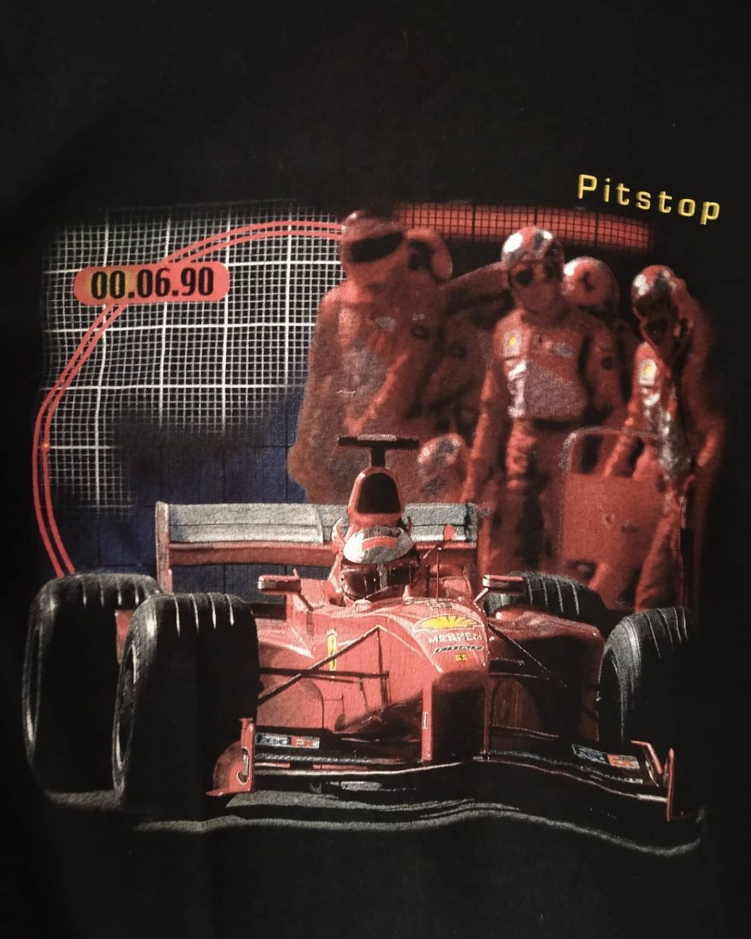 Ferrari Vintage 90's Ferrari Pit Stop Graphical Art Tees Size US L / EU 52-54 / 3 - 2 Thumbnail