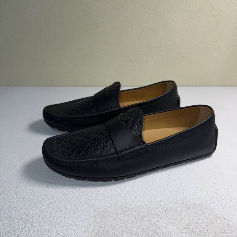 Gucci Gucci Driver Leather Slip-On Casual Shoes for Men 0079 Size US 12.5 / EU 45-46 - 1 Thumbnail