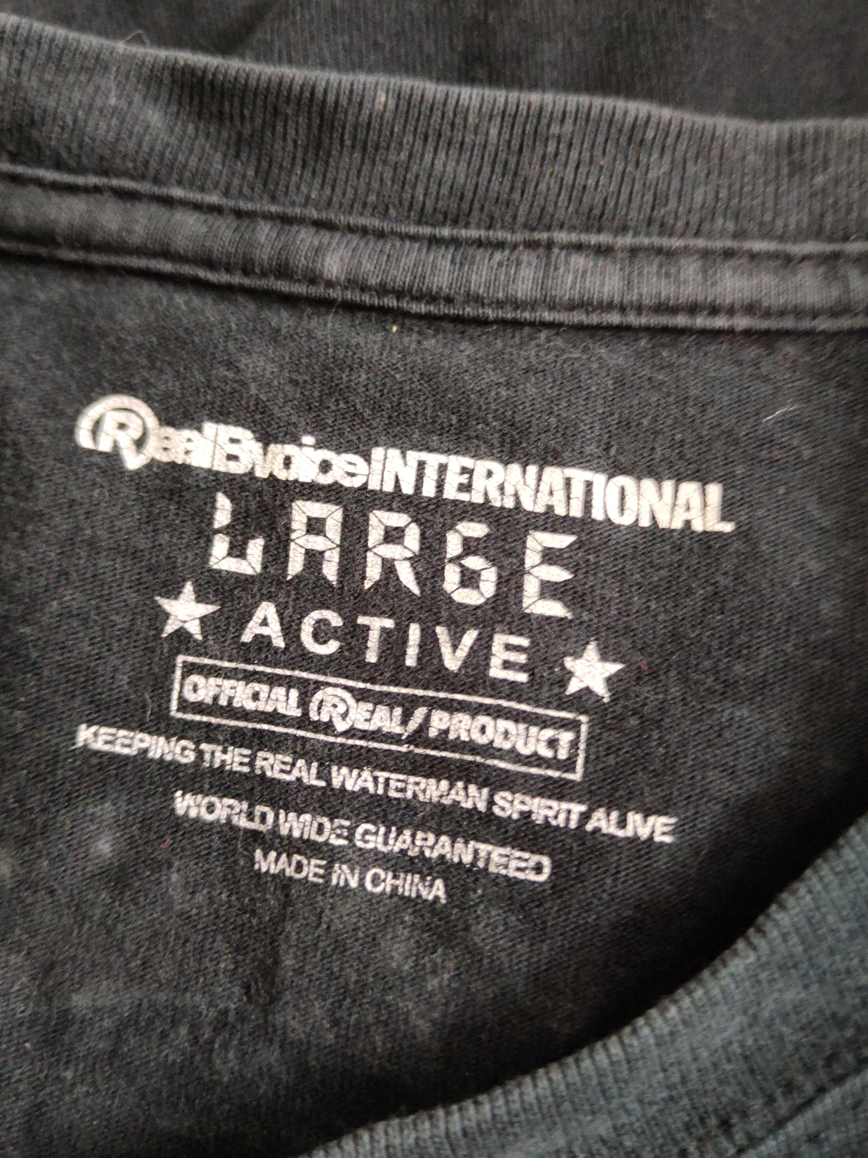 Japanese Brand RealBVoice Black Long Sleeve T-Shirts #S2255 Size US M / EU 48-50 / 2 - 15 Thumbnail