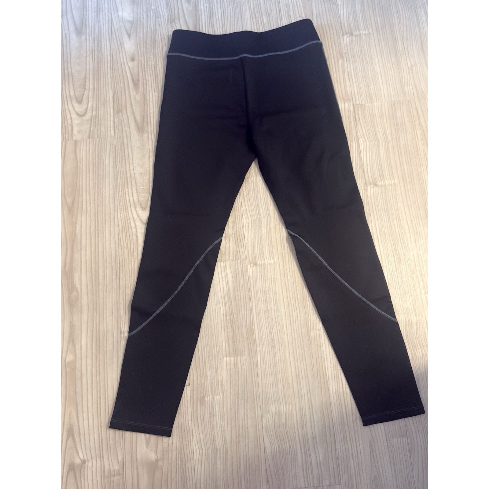 Zara ZARA Black Ankle Leggings Elastic Waist Women's Size XL Size 38" / US 16 / IT 52 - 10 Thumbnail