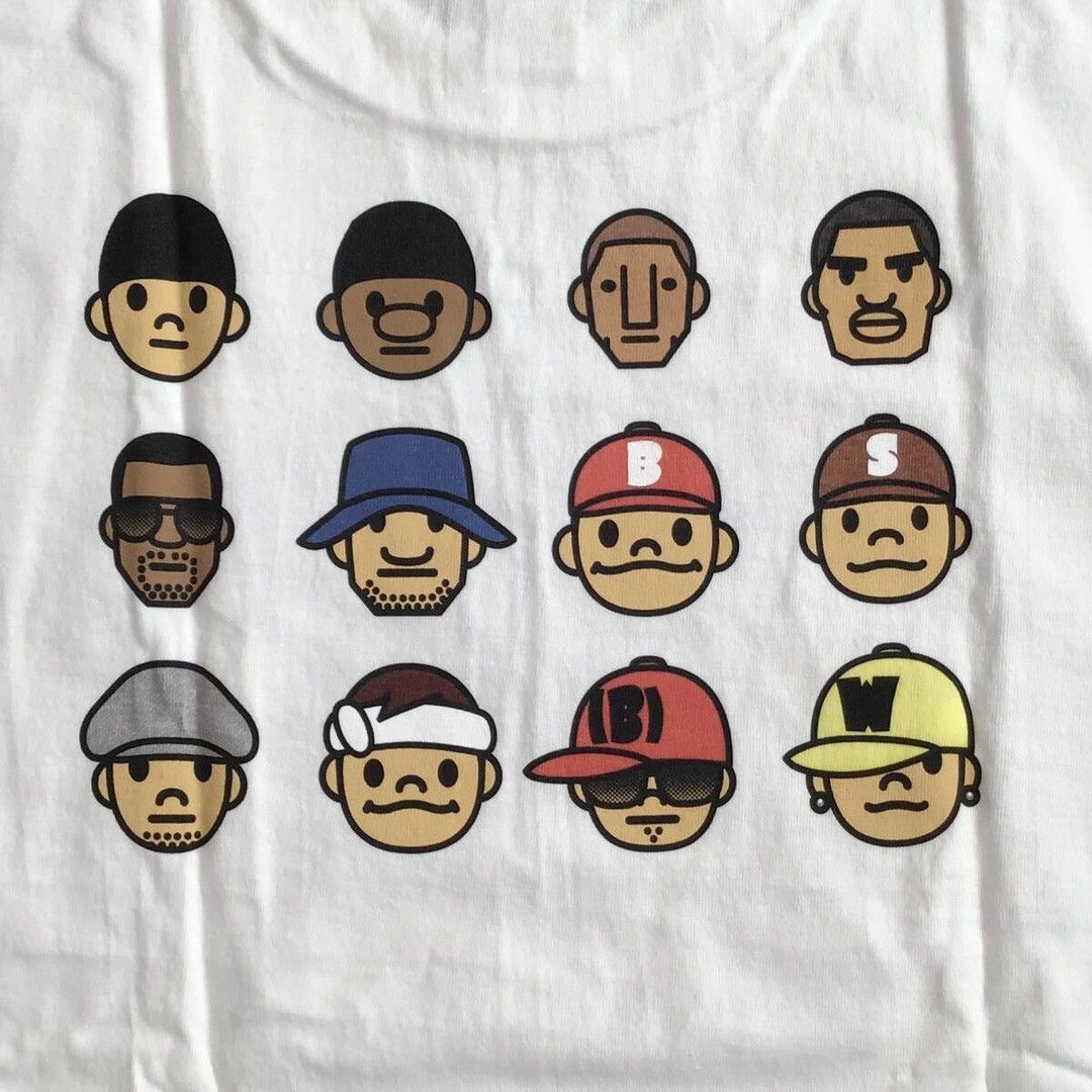 Bape 2008 BAPE HEADS SHOW T-shirt NIGO Pharrell Kanye West NERD Size US L / EU 52-54 / 3 - 5 Thumbnail
