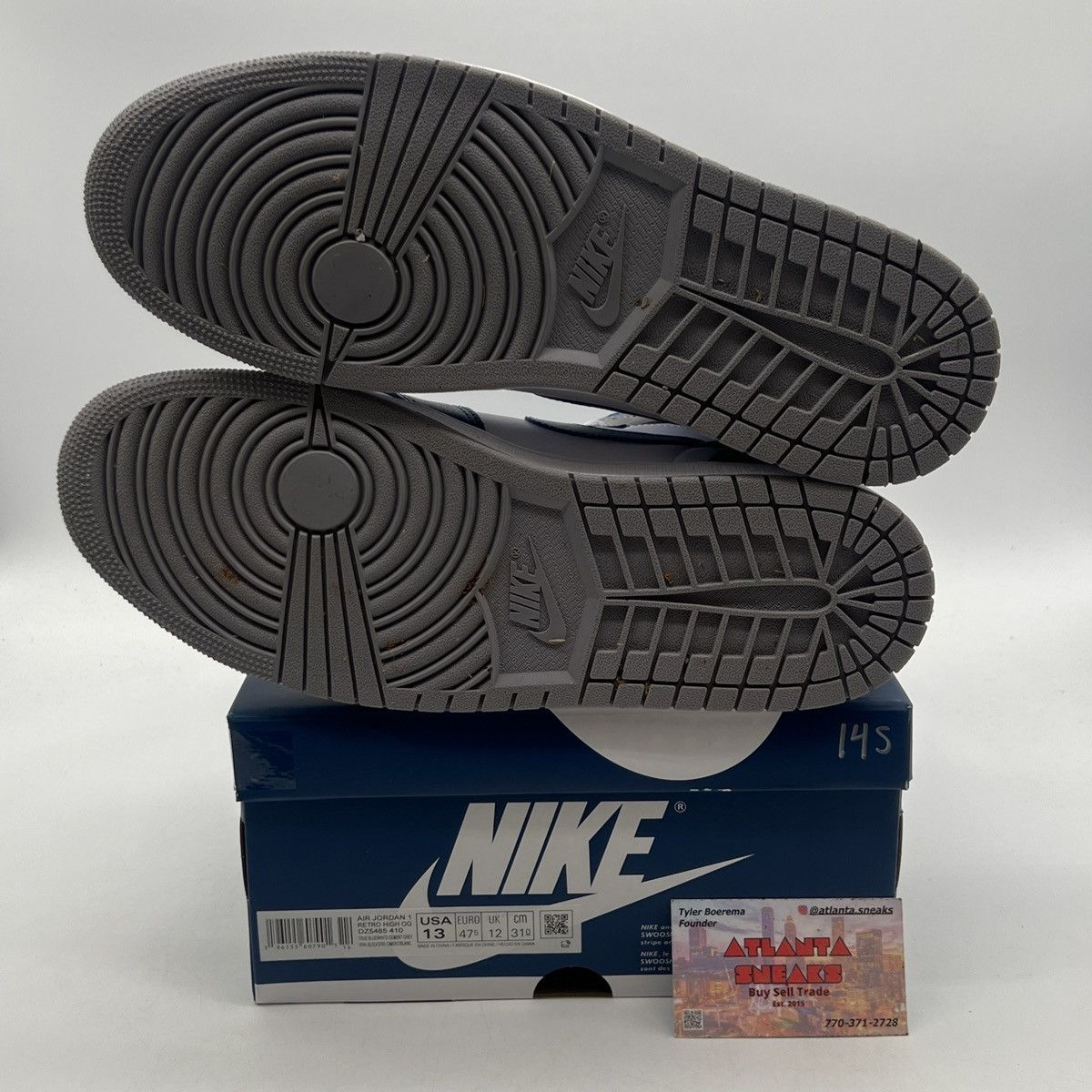 Nike Air Jordan 1 High true blue Size US 13 / EU 46 - 7 Thumbnail