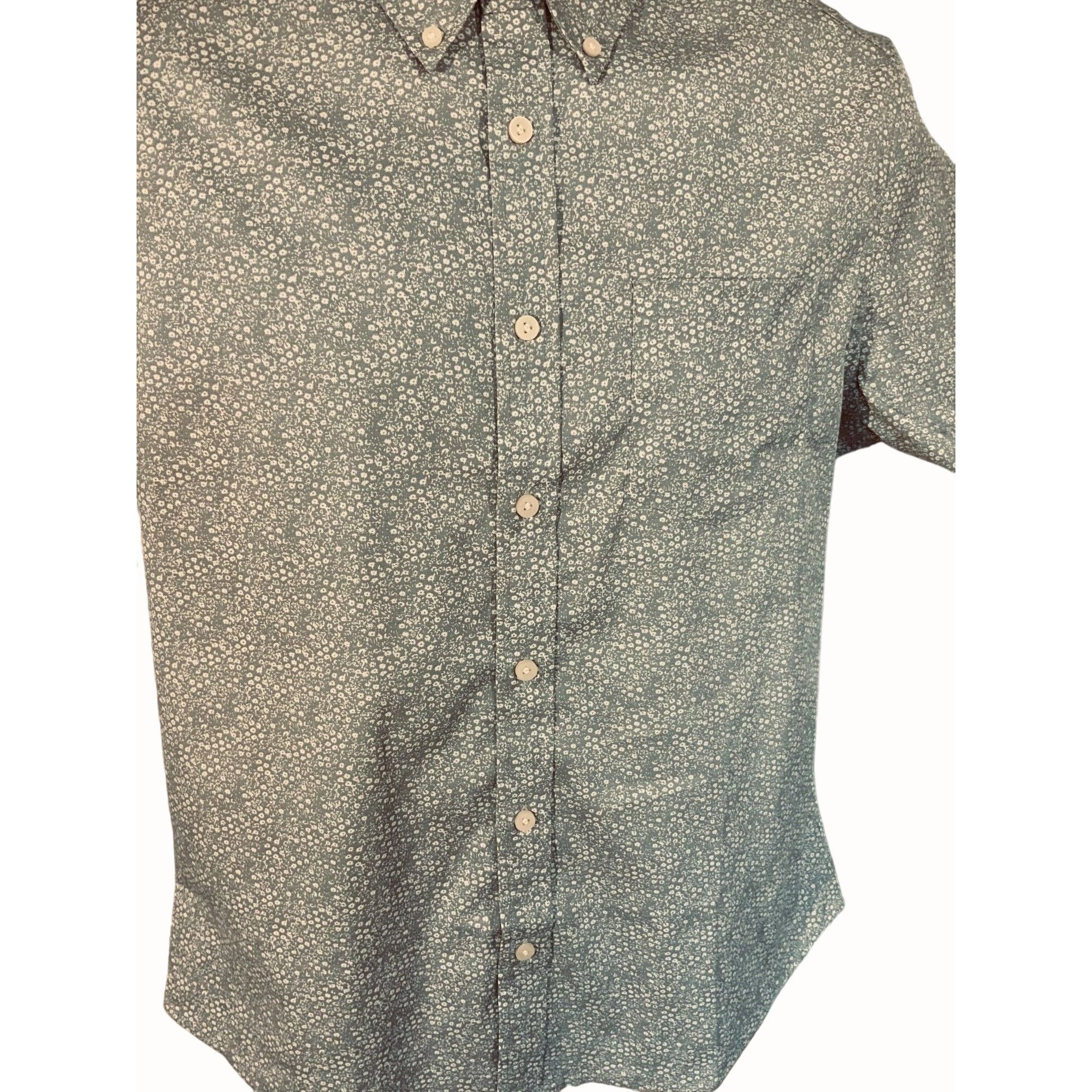 JACHS NY Jachs New York Mens Grey Peach Short Sleeve Shirt Small NEW Size US S / EU 44-46 / 1 - 6 Thumbnail
