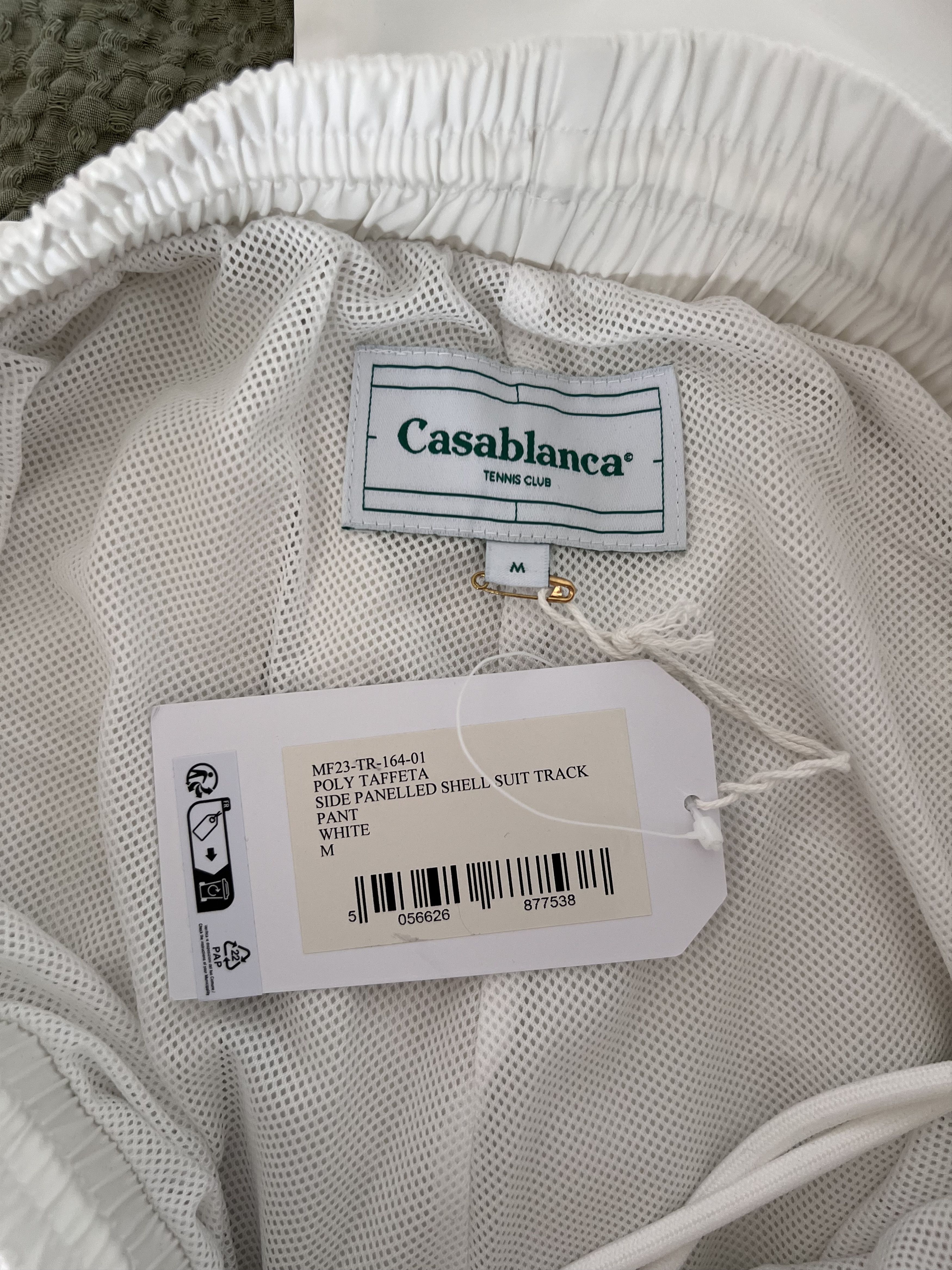 Casablanca Casablanca Side Panelled Shell Suit Track Pants in White Size US 32 / EU 48 - 8 Thumbnail