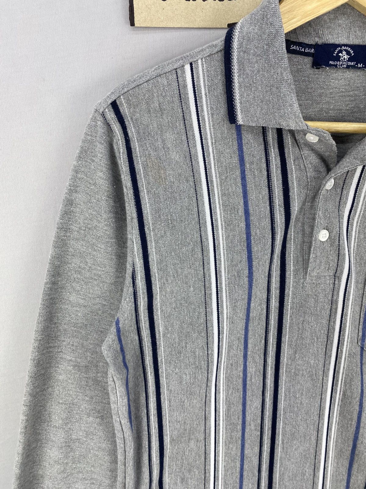 Japanese Brand Vintage Y2k Santa Barbara Long Sleeve Polo Shirt Size US M / EU 48-50 / 2 - 2 Thumbnail