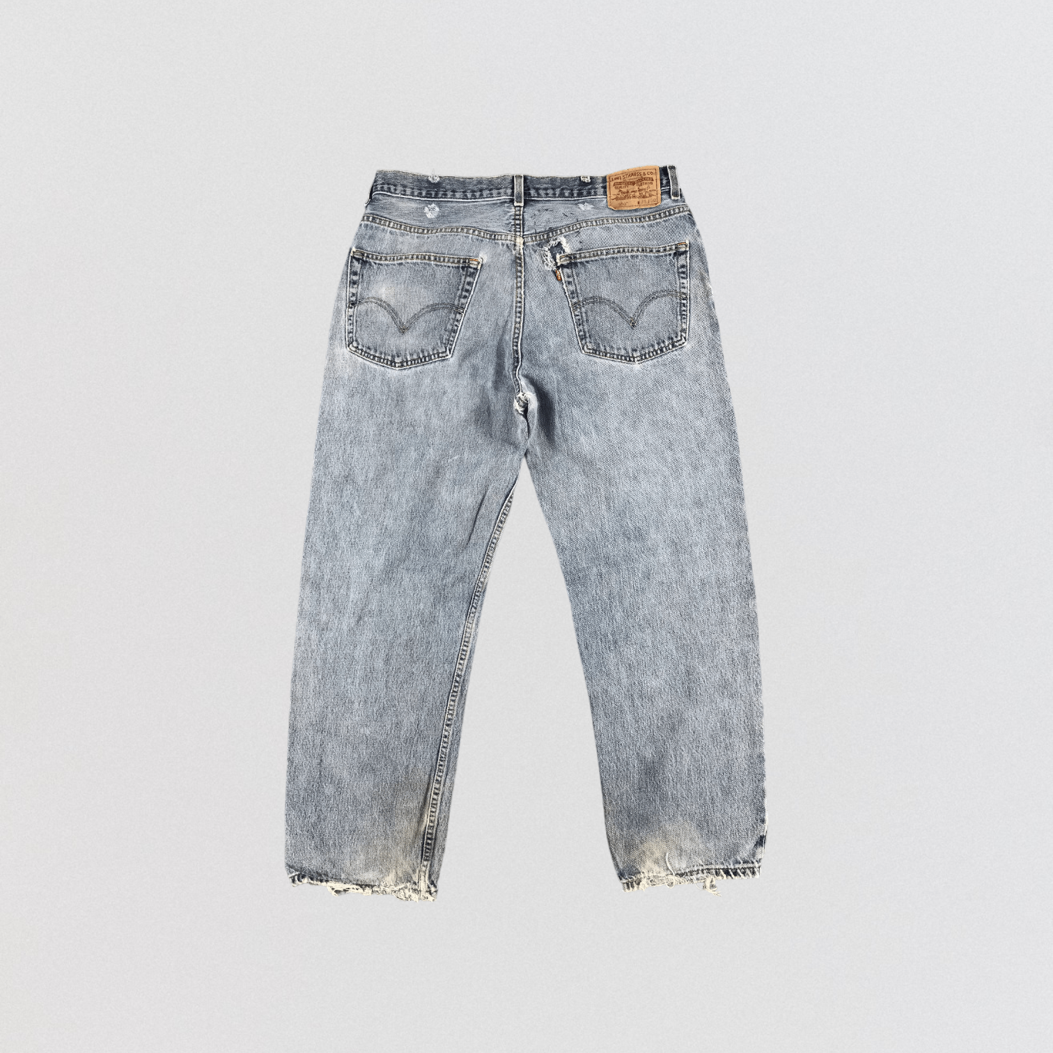 Levi's × Vintage Vintage Distress Levis 550 Jeans-JM1051 Size US 37 - 2 Thumbnail