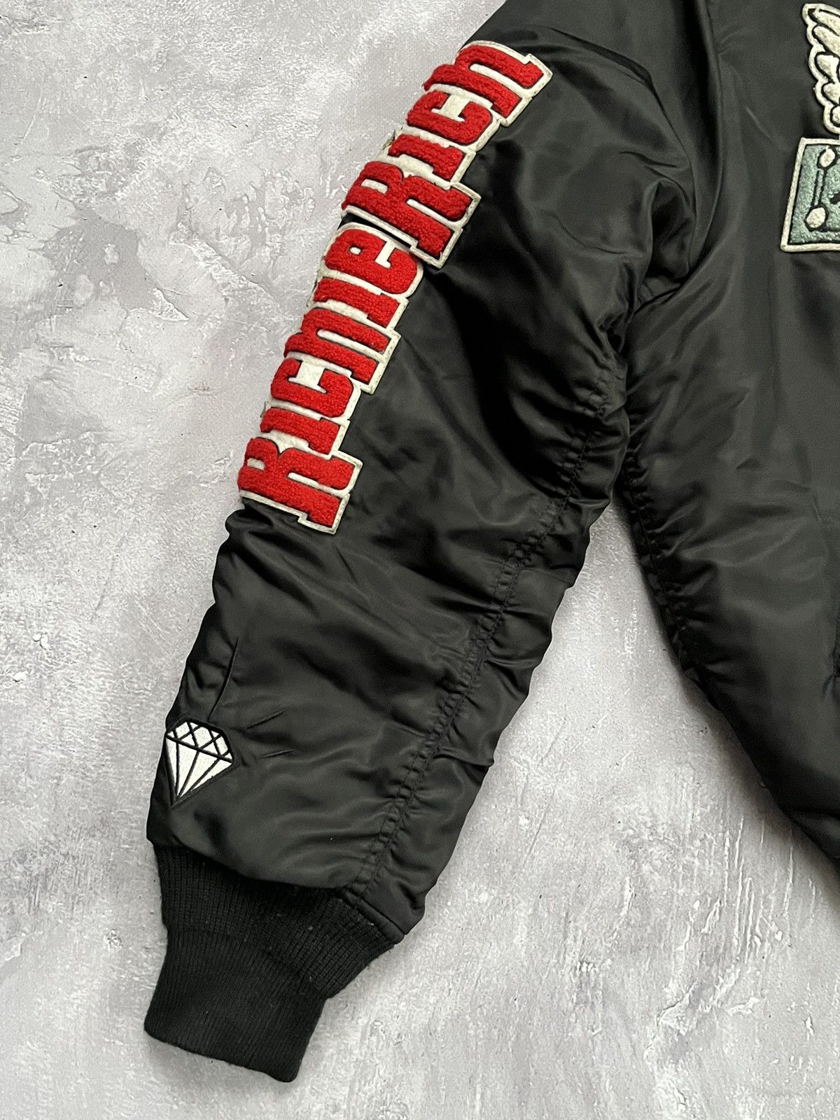 Joyrich X Richie Rich Bomber Jacket Style Ma-1 Black