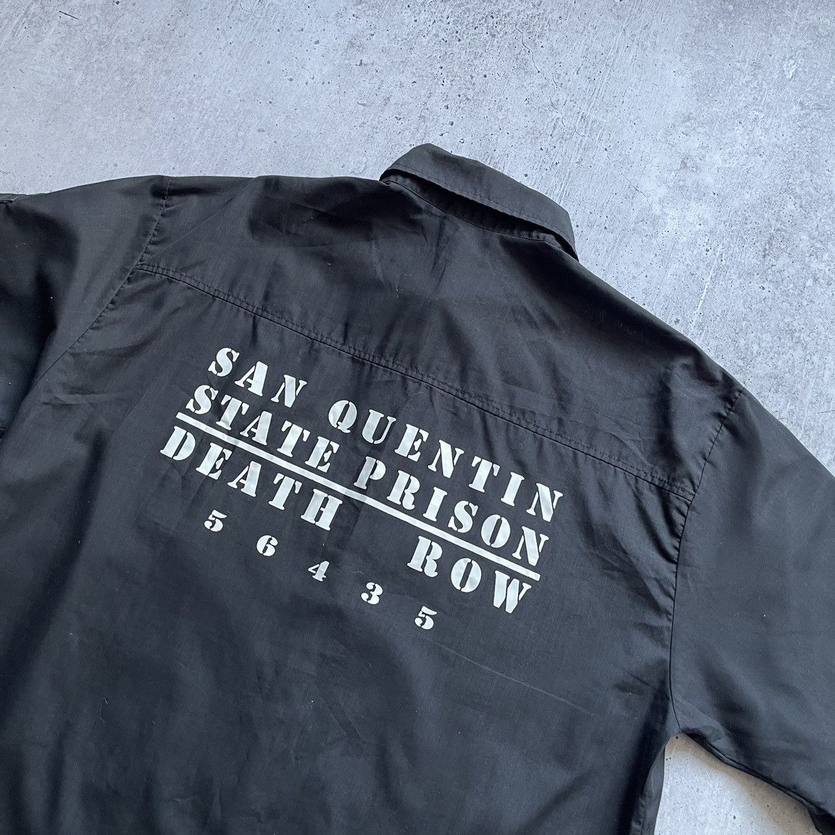 Vintage RARE Shirt San Quentin State Prison Death Row 56435 Size US XXL / EU 58 / 5 - 2 Thumbnail