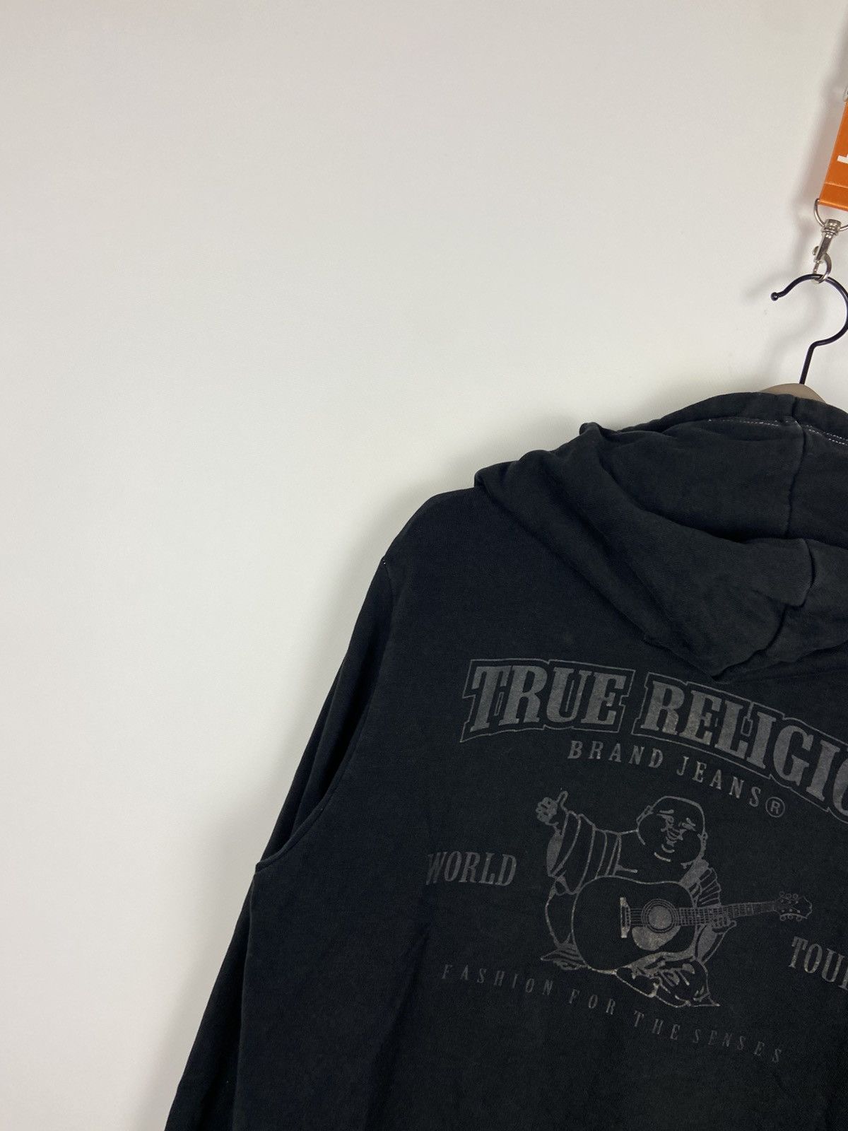 True Religion True Religion Black Zip Hoodie Hooded Y2k Buddha Big Logo Size US S / EU 44-46 / 1 - 12 Thumbnail