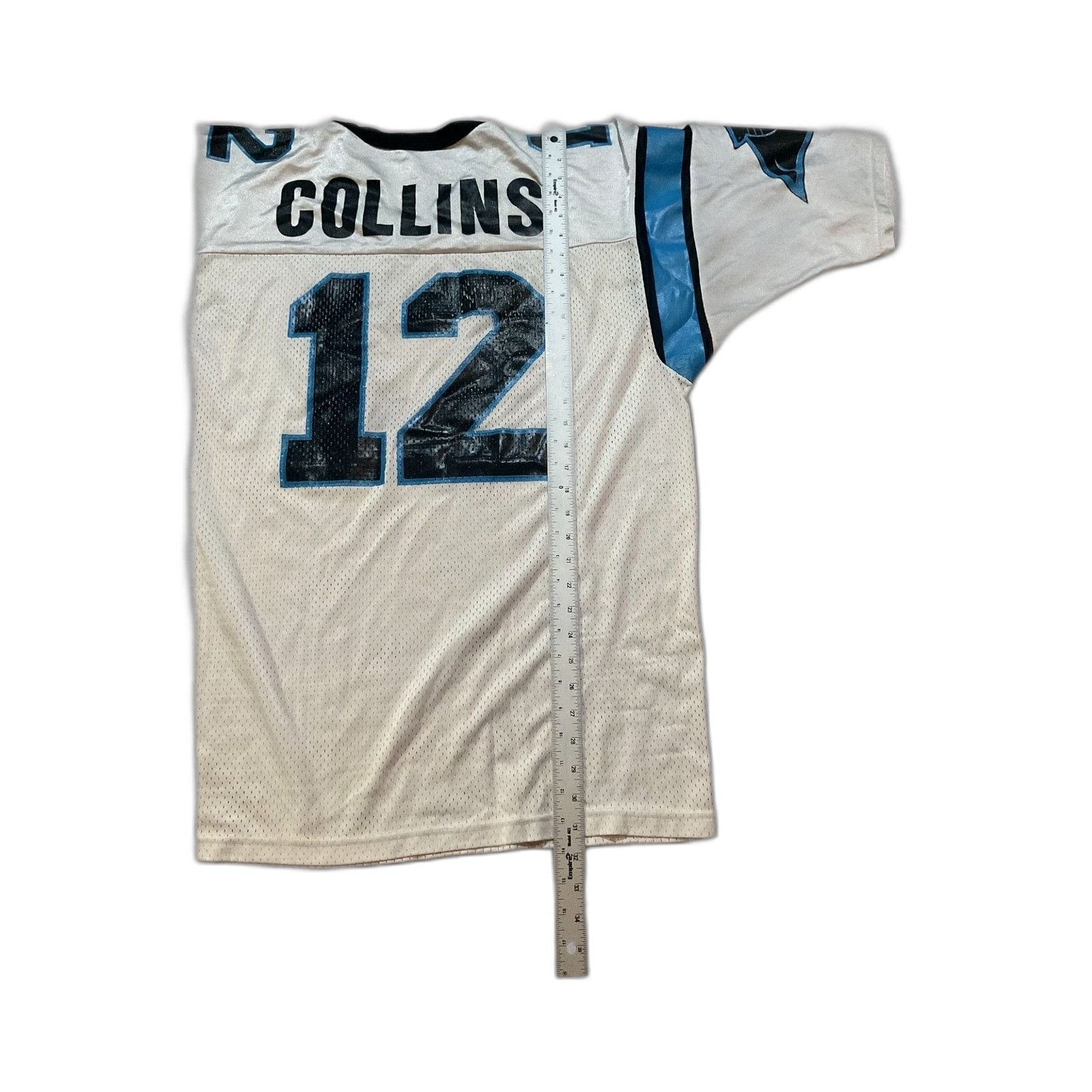 Champion Vintage 90s Champion NFL Kerry Collins Carolina Panthers Whi Size US XL / EU 56 / 4 - 5 Thumbnail