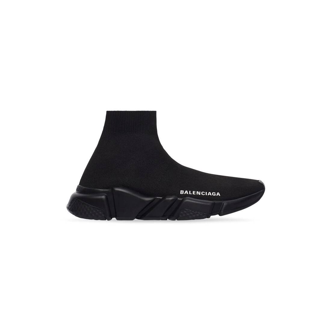 o1s1rm1025 Speed Recycled Knit Sneakers in Black