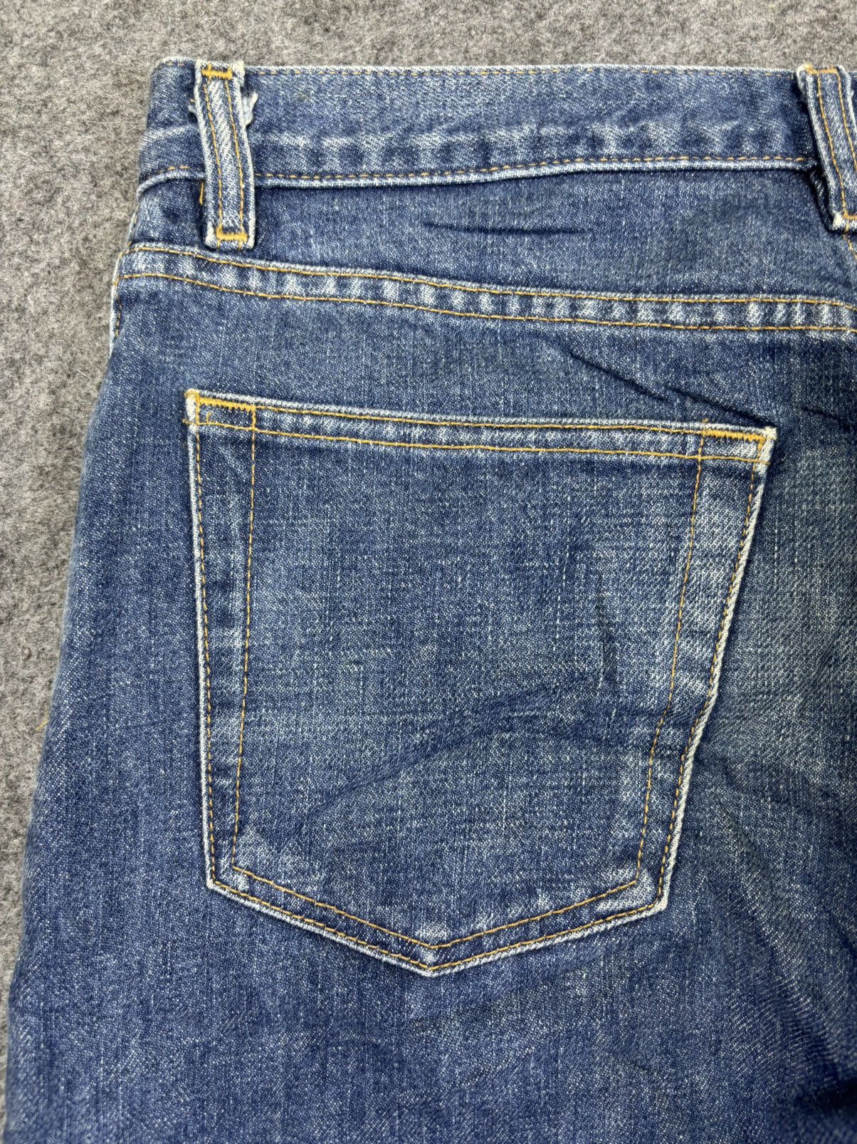 Helmut Lang 💥Vintage Helmut Lang💥90s Classic Raw Italian Cut Denim K12 Size US 29 - 14 Thumbnail