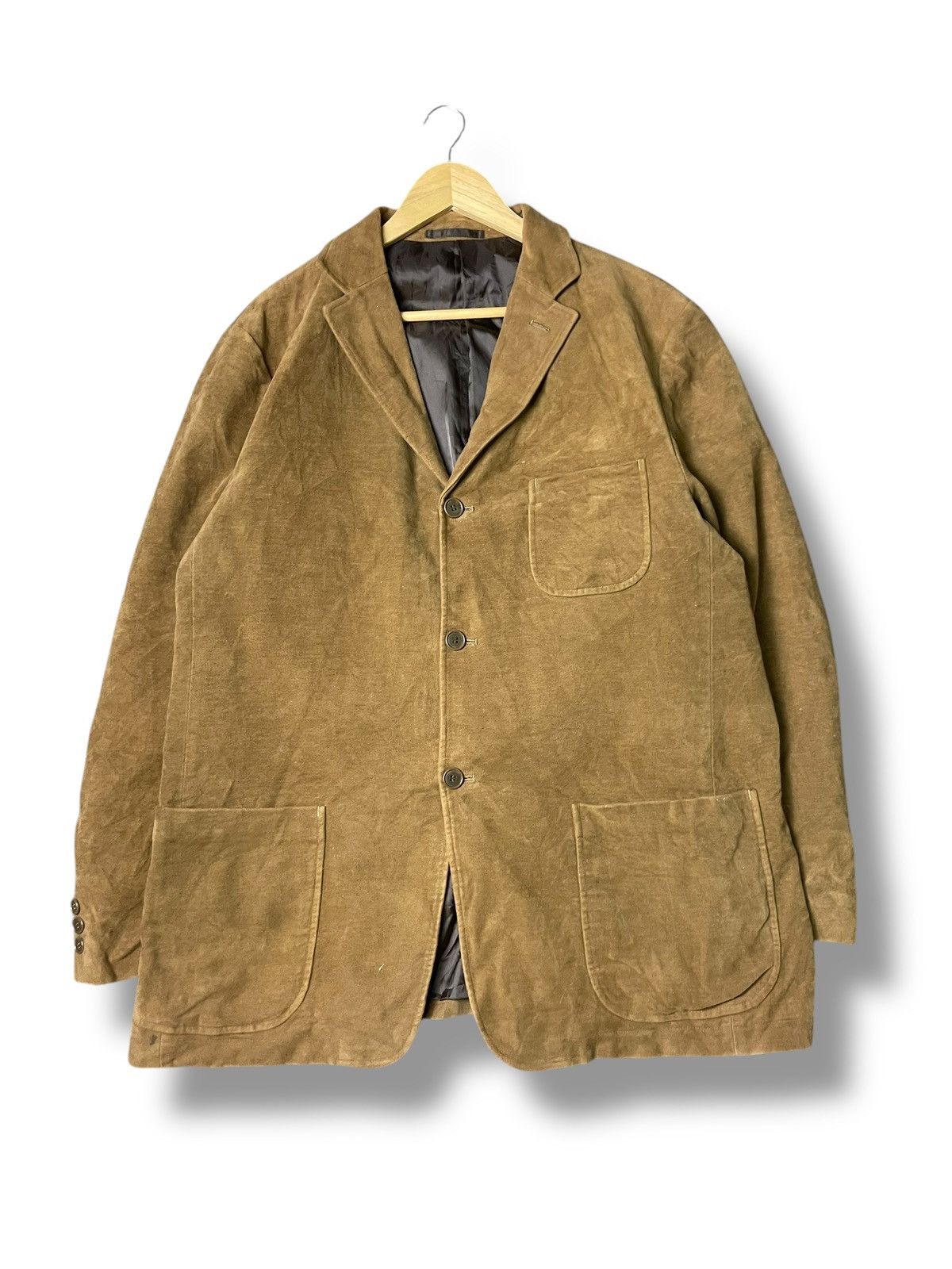 Japanese Brand × Uniqlo × Vintage Uniqlo Velvet Antelope Jacket (70) Size US XL / EU 56 / 4 - 1 Thumbnail
