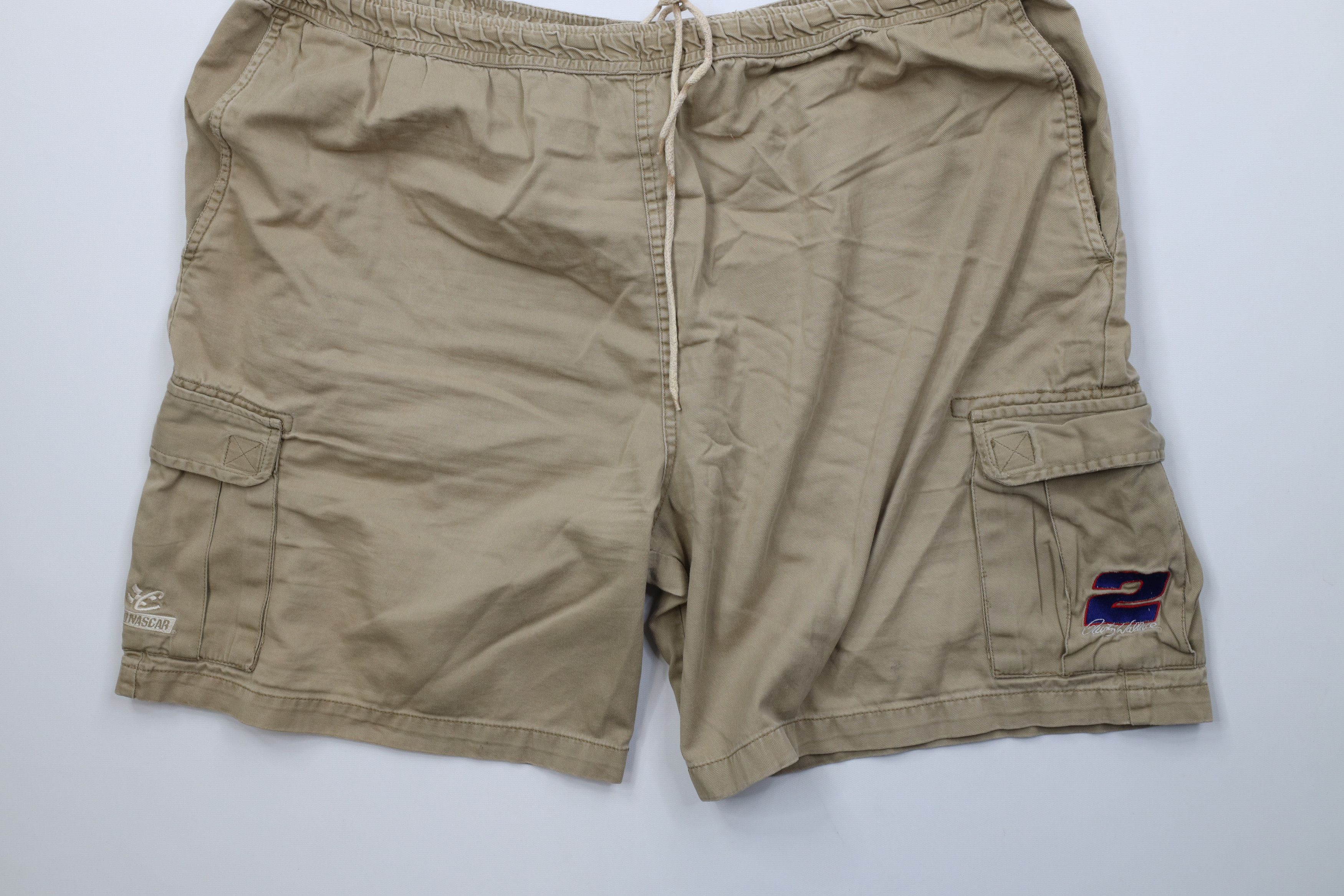 Vintage Vintage 90s NASCAR Spell Out Rusty Wallace Cargo Shorts Size US 38 / EU 54 - 4 Thumbnail