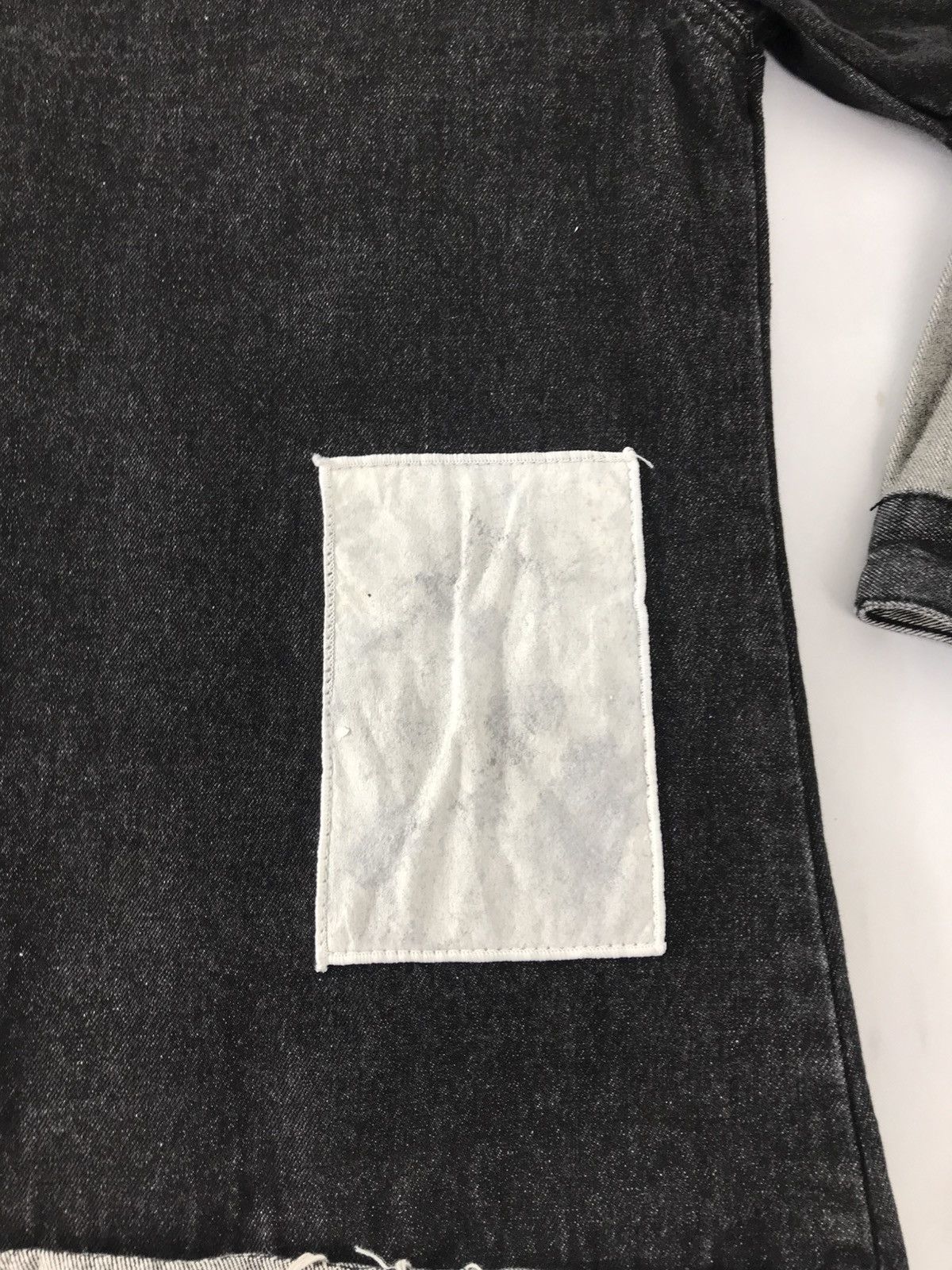 Japanese Brand Black Denim Jacket Trucker Patches Hemline Style Printed Size US M / EU 48-50 / 2 - 8 Thumbnail