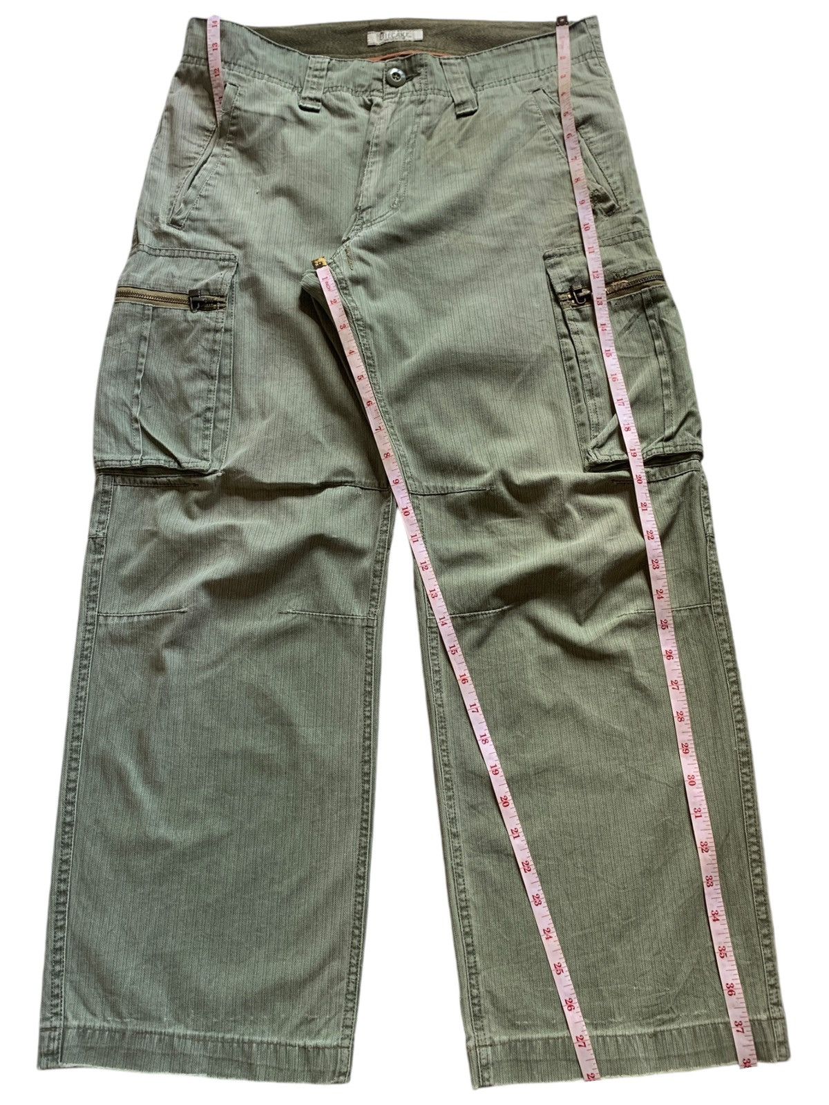 Japanese Brand Vintage Japanese Brand Baggy Style Cargo Denim Pants Size US 33 - 11 Thumbnail