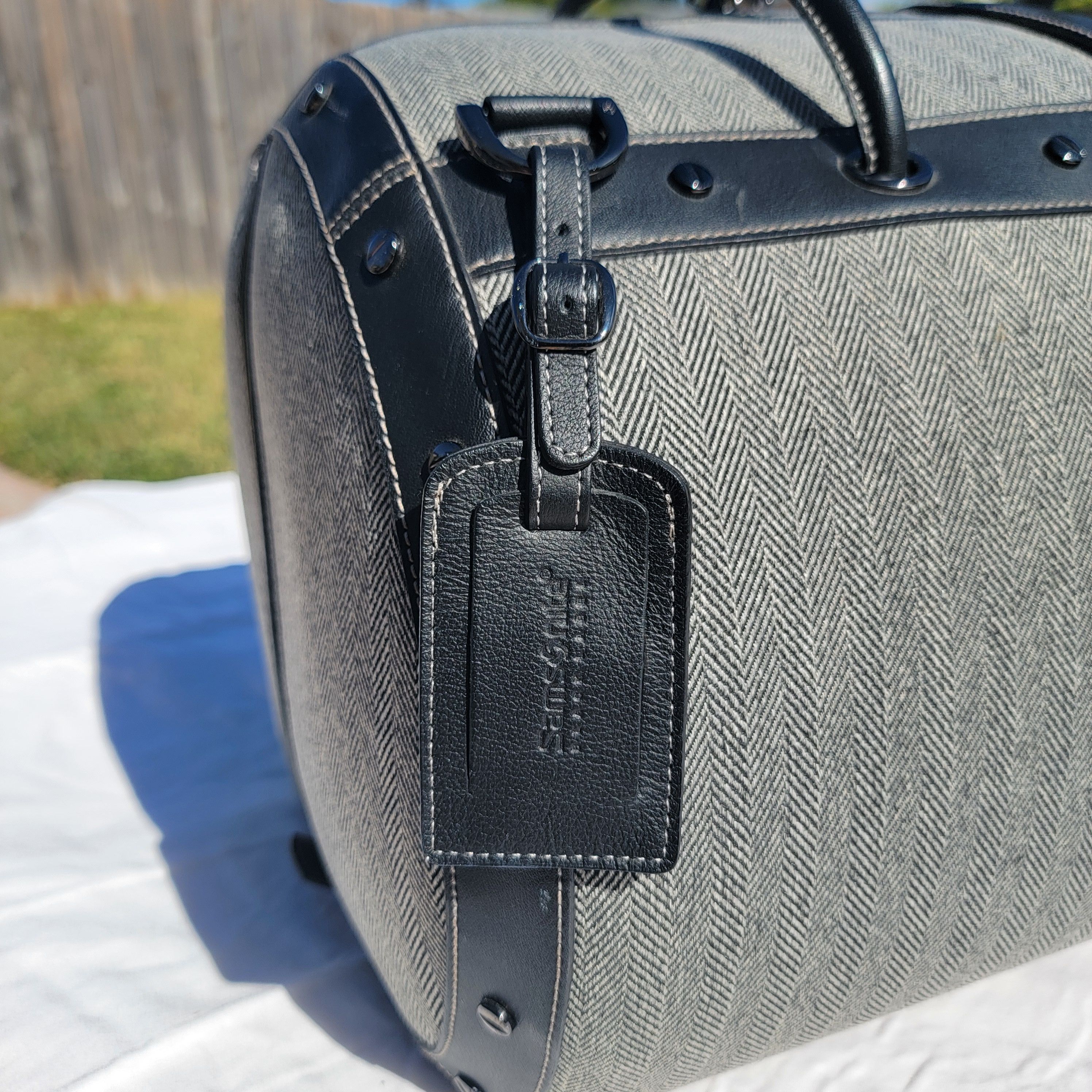 Samsonite Alexander Mcqueen X Samsonite Large Round Duffle Travel Bag Size ONE SIZE - 10 Thumbnail