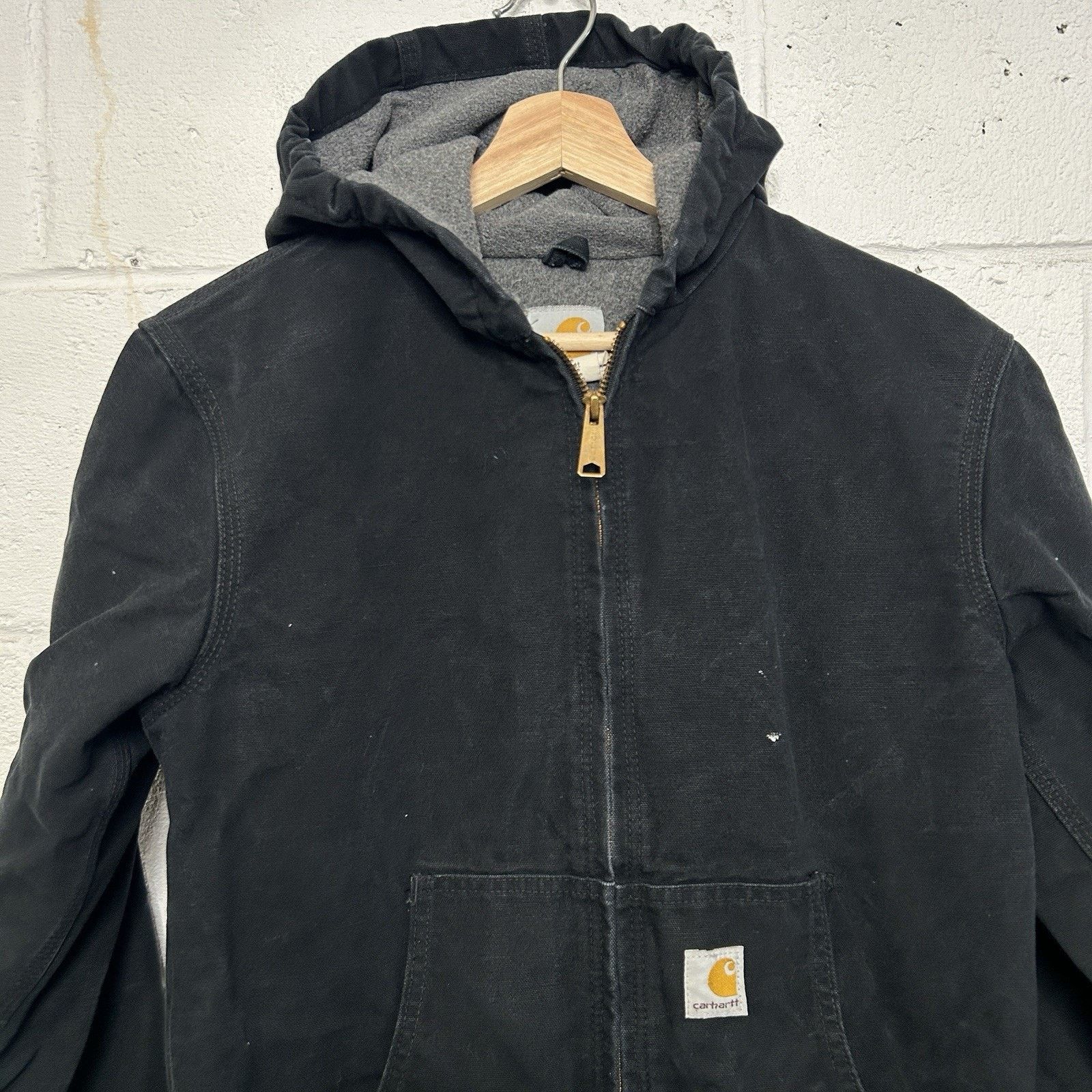 Carhartt Vintage Carhartt Fleece-Lined Hooded Active Jacket “Black” Size S / US 4 / IT 40 - 3 Thumbnail