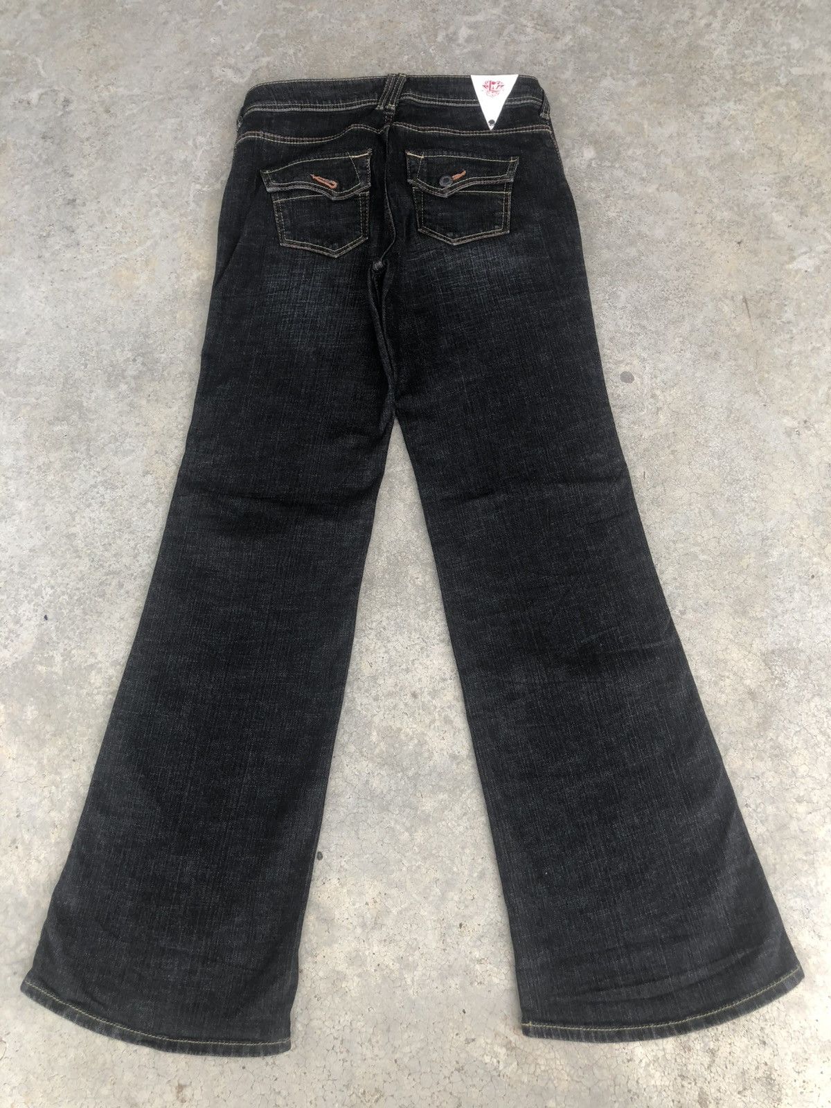 If Six Was Nine Japanese Bobson Flared Jeans Distressed Size US 29 - 2 Thumbnail