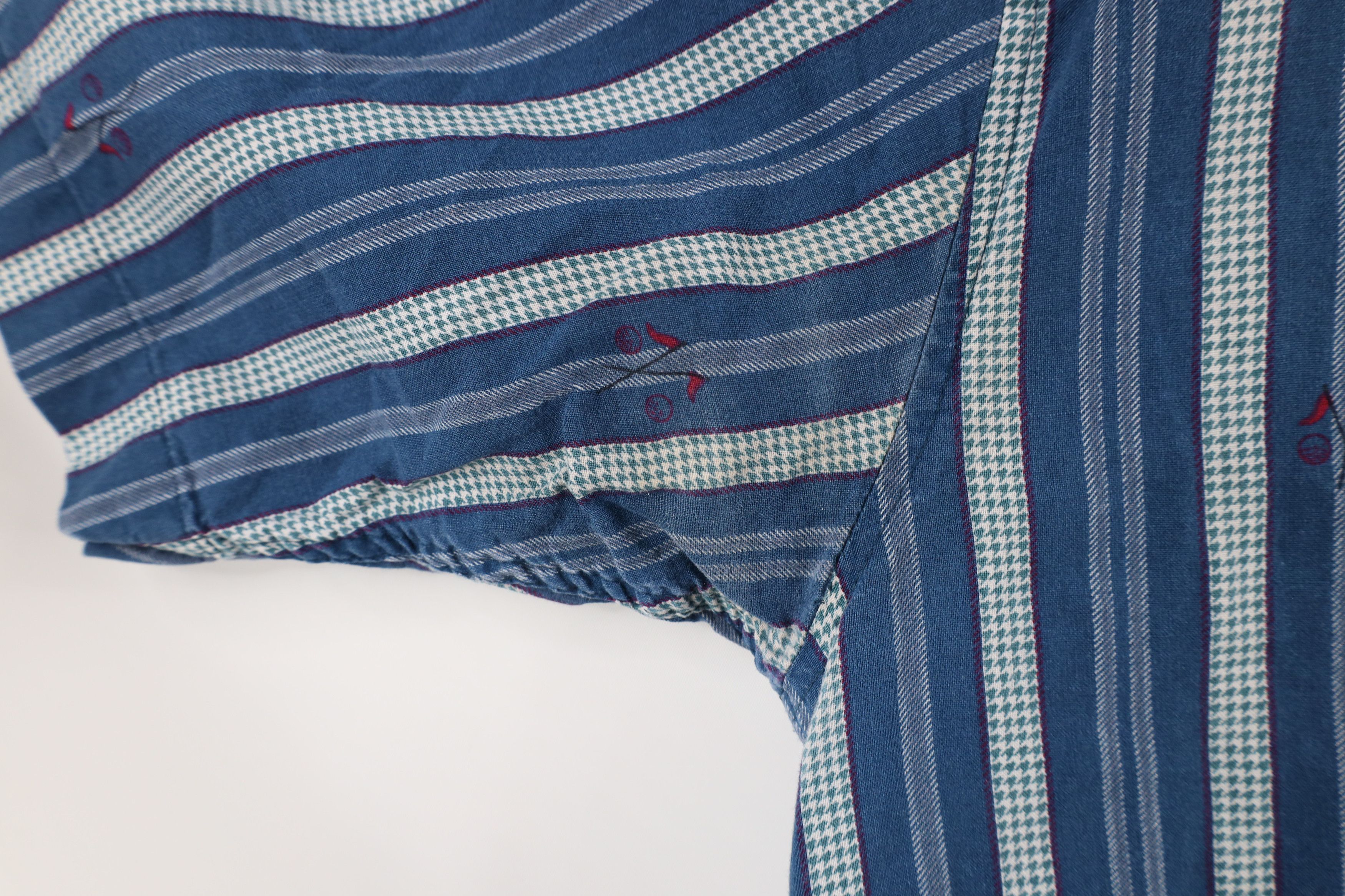 Vintage Vintage 90s Streetwear Golf Flag Button Down Shirt Cotton Size US XL / EU 56 / 4 - 13 Thumbnail
