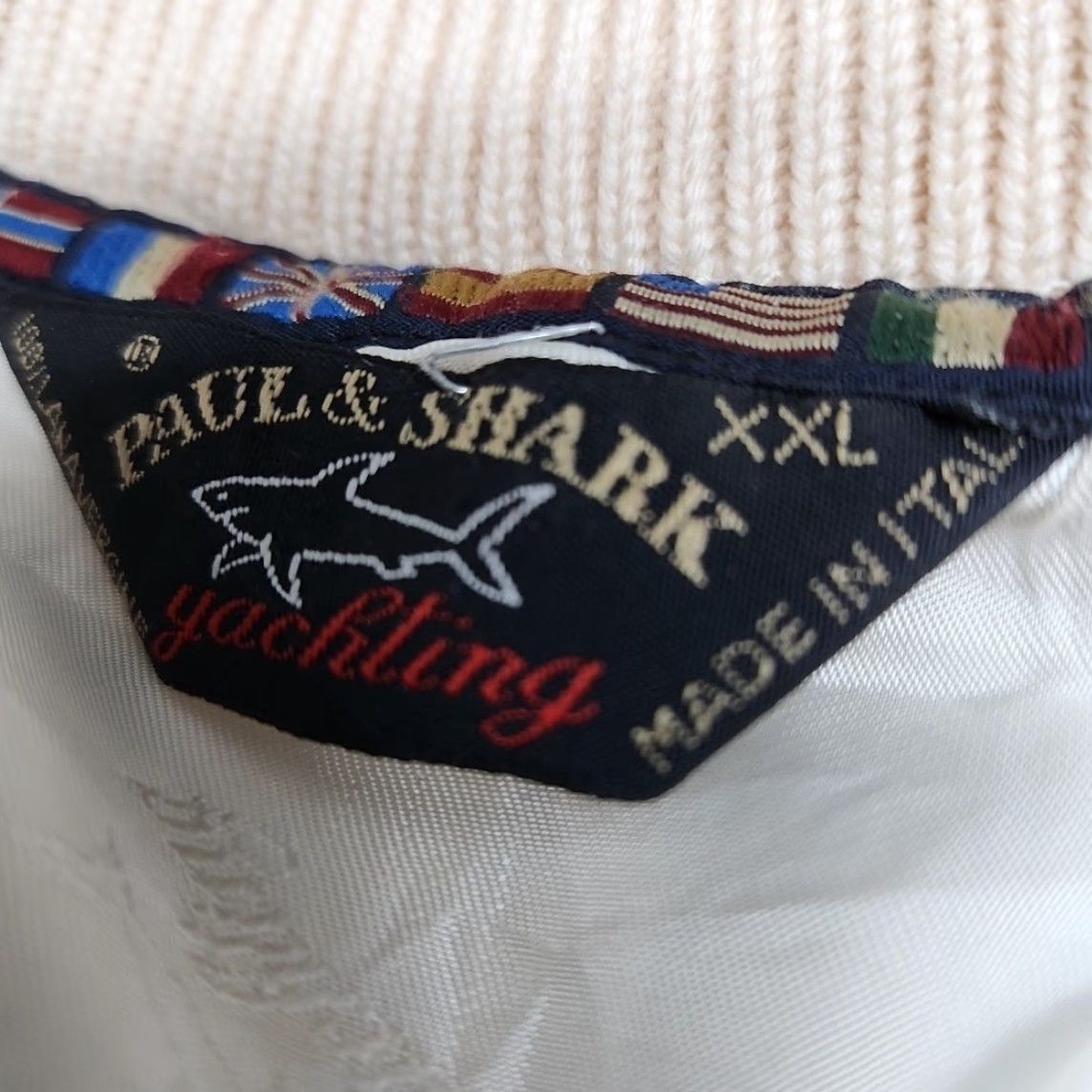 Paul & Shark VINTAGE Paul & Shark Yachting Sweat er Men 2XL Beige Virgin Wool Luxury Zip Pullover Shirt Size US XXL / EU 58 / 5 - 4 Thumbnail