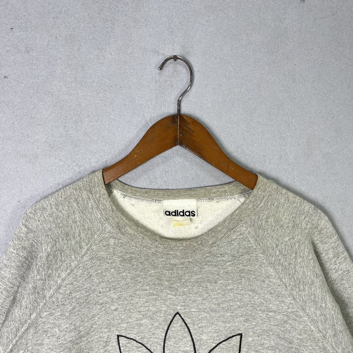 Adidas Vintage Adidas Trefoil Crewneck Sweatshirt Size US XL / EU 56 / 4 - 2 Thumbnail