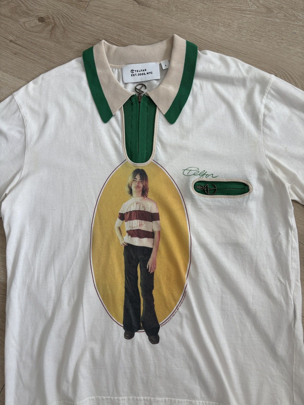 Telfar Telfar SS19 "Nutbush Tennessee" Runway Graphic Polo Size US L / EU 52-54 / 3 - 4 Thumbnail