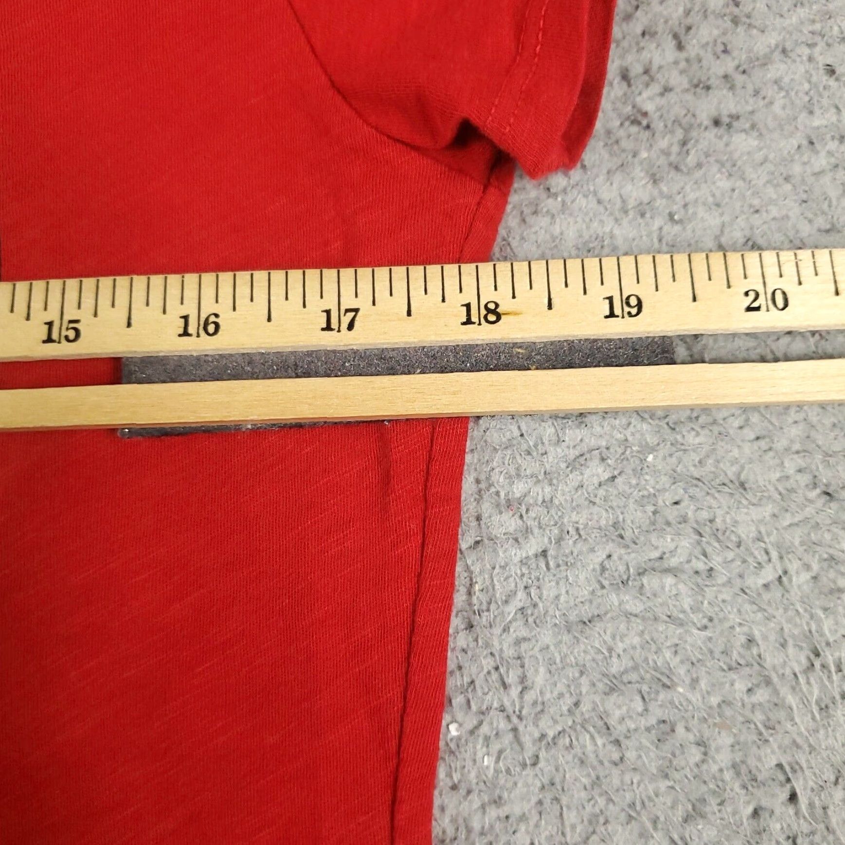 True Religion True Religion Womens Small Red Casual Short Sleeve Ladies T Shirt Size S / US 4 / IT 40 - 5 Thumbnail
