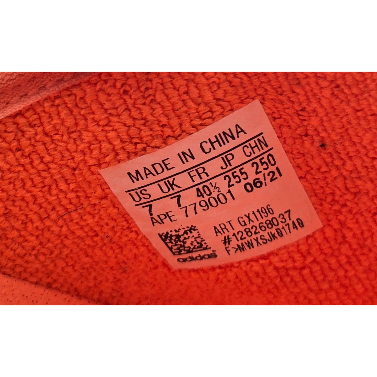 Ivy Park Adidas IVY Park Terry Slides Mens 7 Orange Beyonce Sandals Size US 7 / EU 40 - 5 Thumbnail