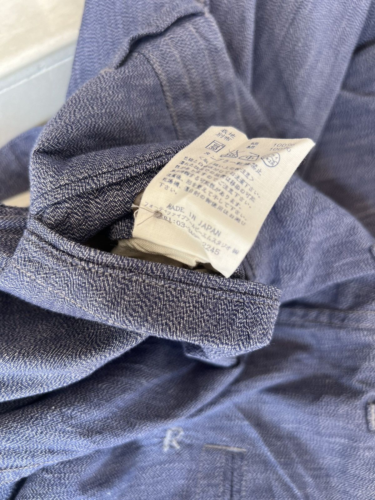 45rpm 45rpm Japan Salt & Pepper Trouser Pant Slim Size US 32 / EU 48 - 24 Thumbnail