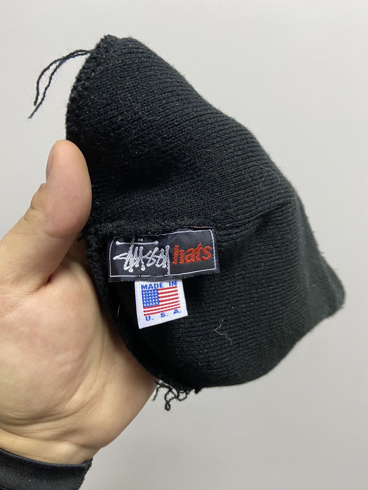 Stussy × Vintage Stussy Hat Vintage Beanie Small Logo Skate Size ONE SIZE - 5 Thumbnail
