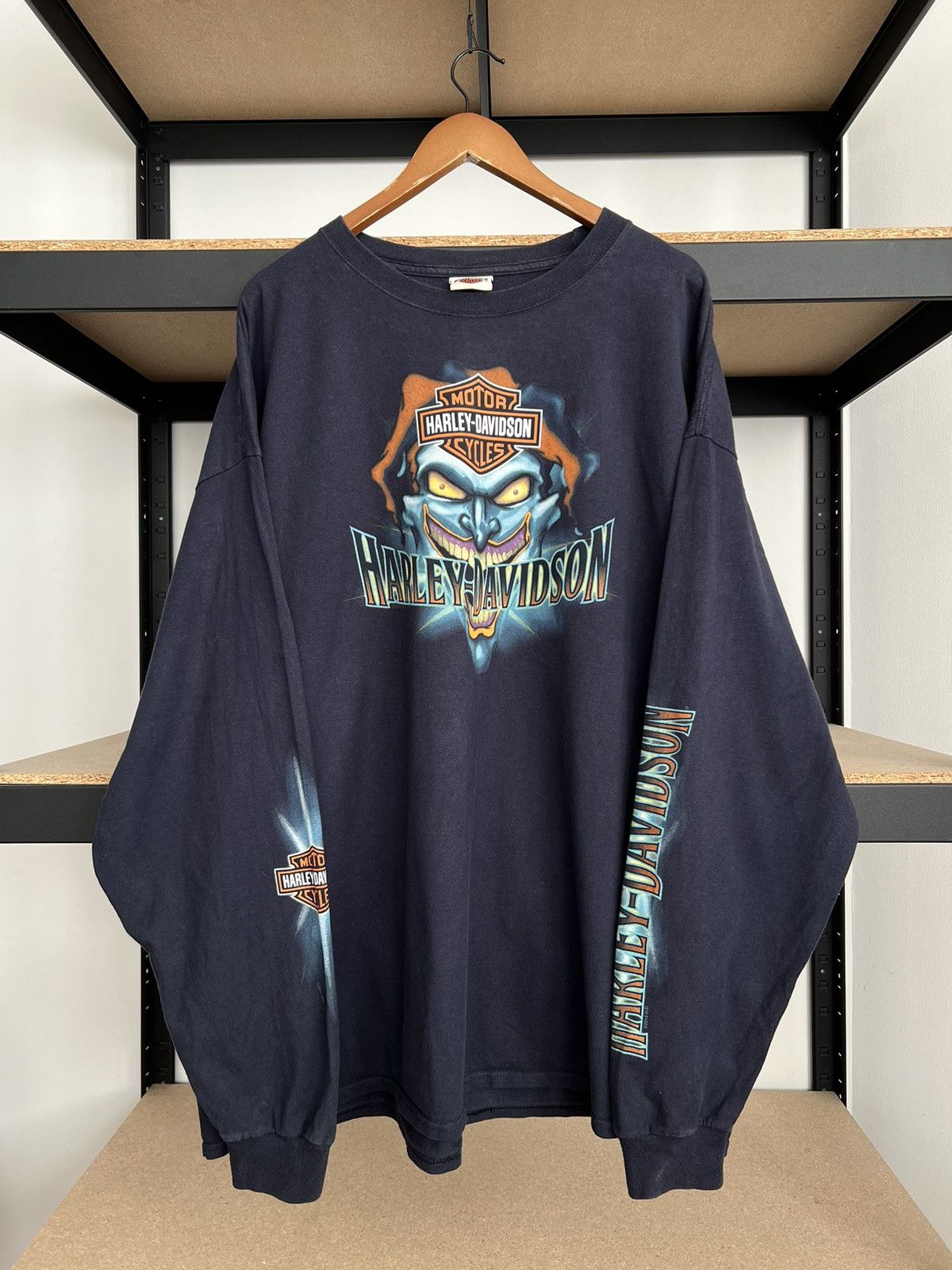 Harley Davidson Vintage 2014 Harley Davidson Joker Canada Long Sleeve Size US XXL / EU 58 / 5 - 2 Thumbnail