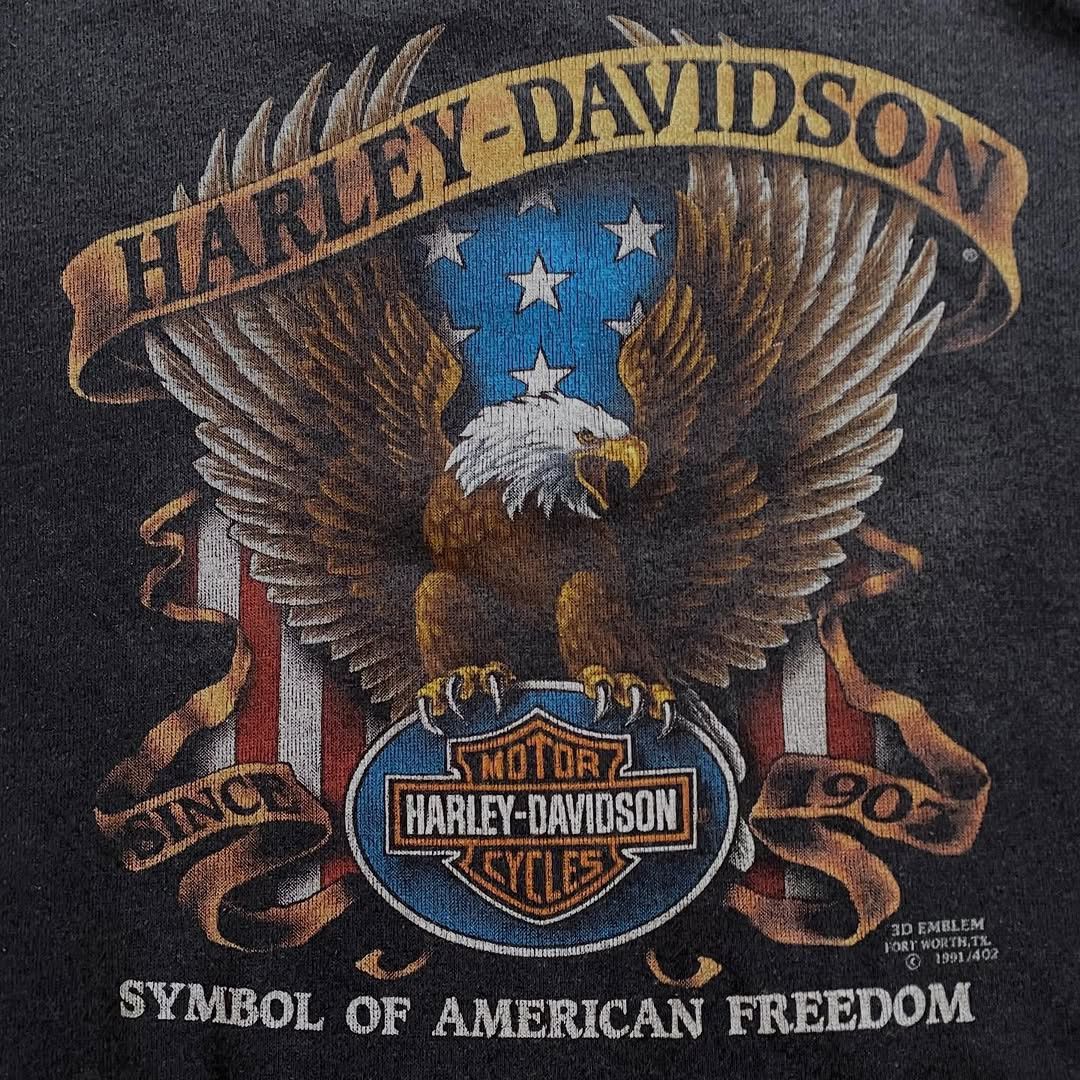 Harley Davidson 1991 Vintage 3D Emblem Harley Davidson Sweatshirt Size US M / EU 48-50 / 2 - 5 Thumbnail