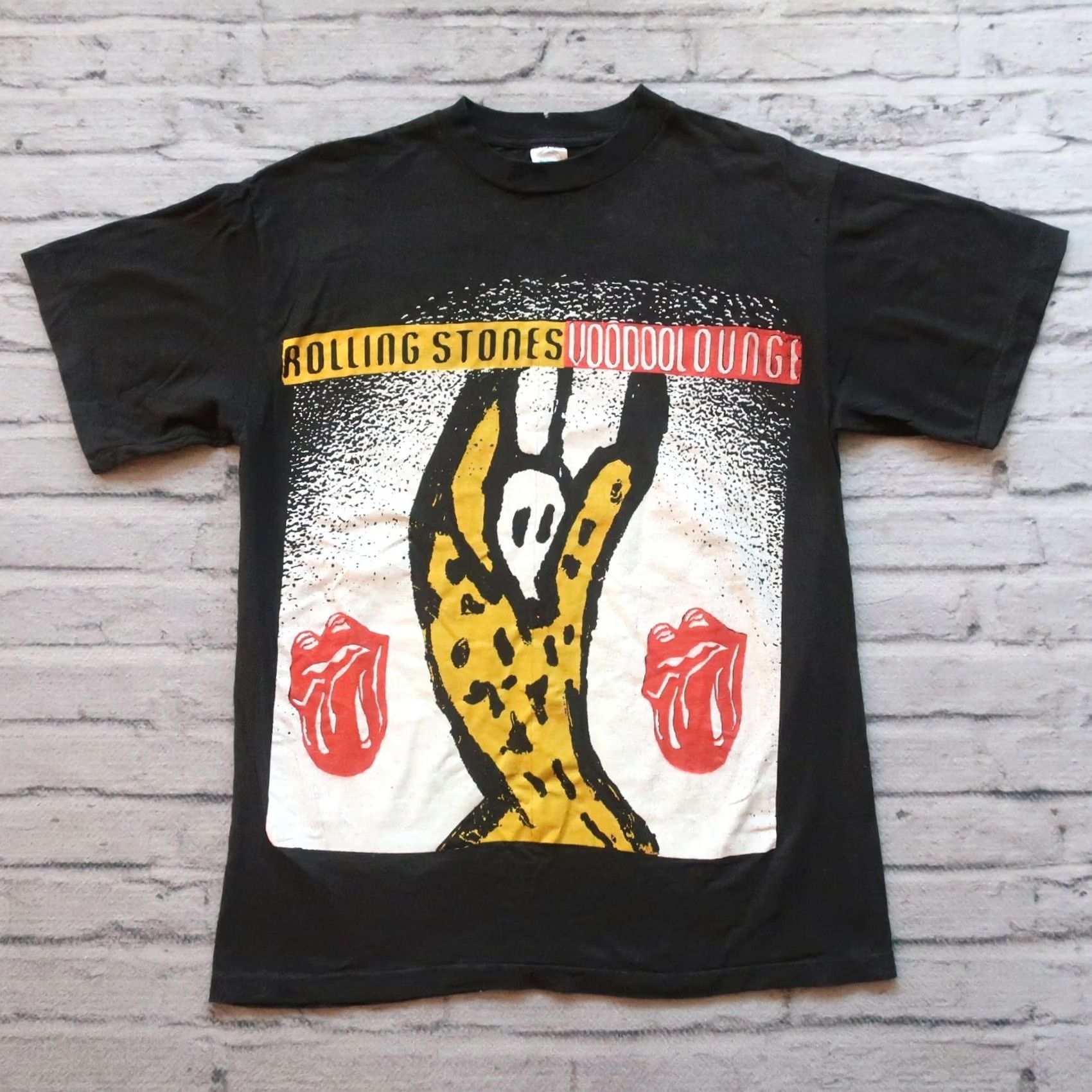 Vintage Vintage Rolling Stones Shirt Voodoo Lounge Skeletons Tshirt Large Black 90s Mens Jazz? Size US L / EU 52-54 / 3 - 3 Thumbnail