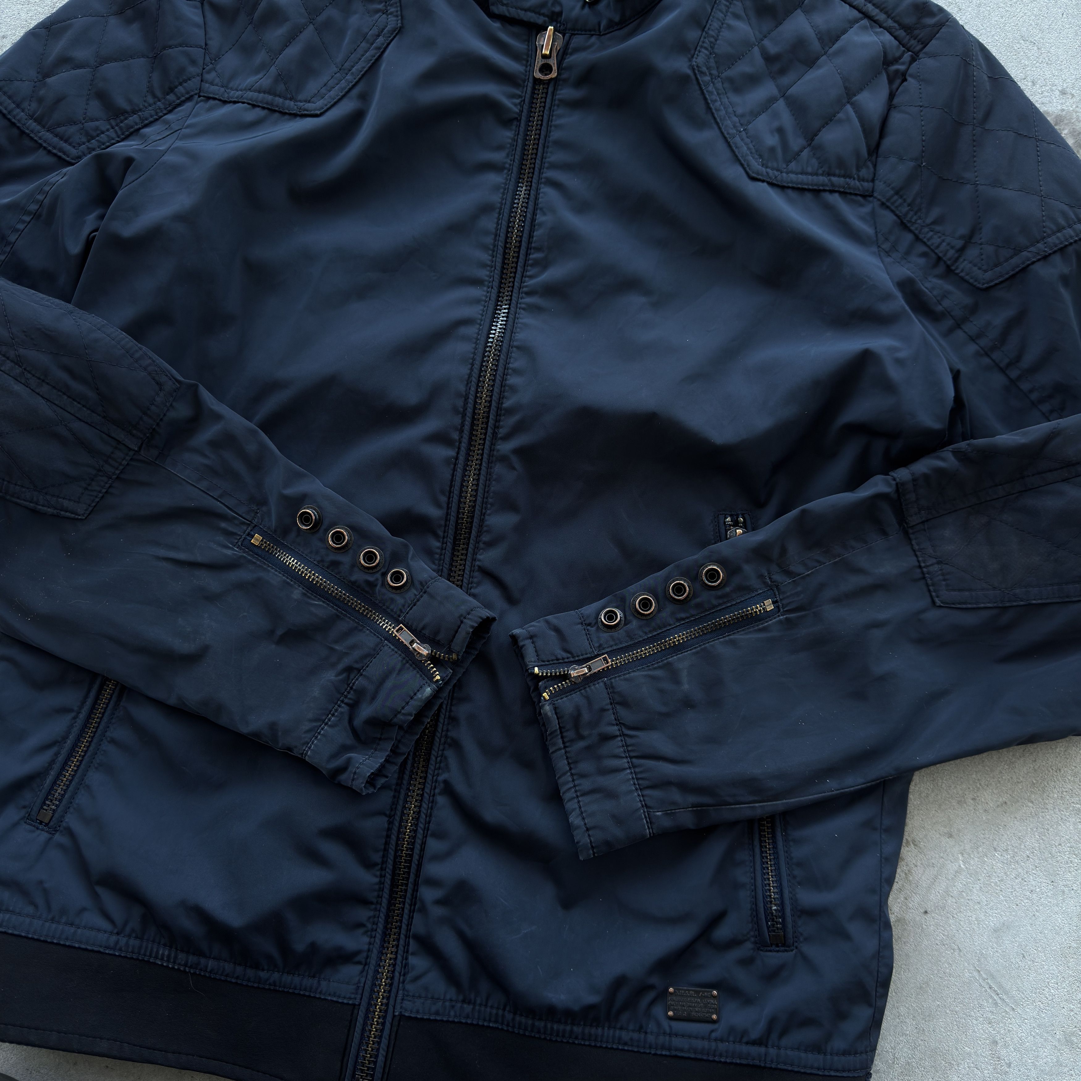 Diesel Vintage Diesel Moto Racer Bomber Jacket Quilted Shoulder Size US M / EU 48-50 / 2 - 4 Thumbnail