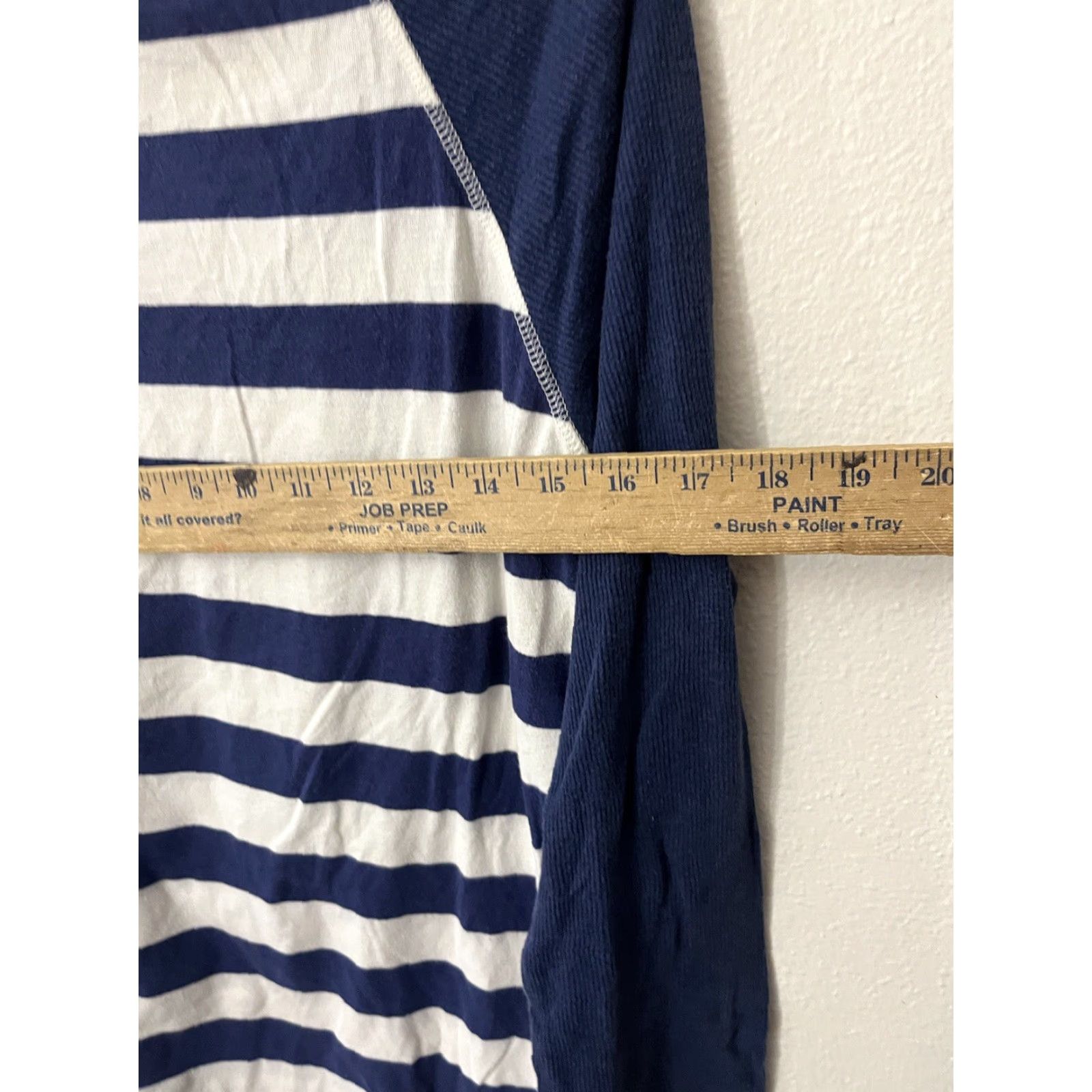 Tommy Hilfiger Tommy Hilfiger Shirt Womens Medium Blue White Striped Long Sleeve Tunic Ladies Size M / US 6-8 / IT 42-44 - 4 Thumbnail