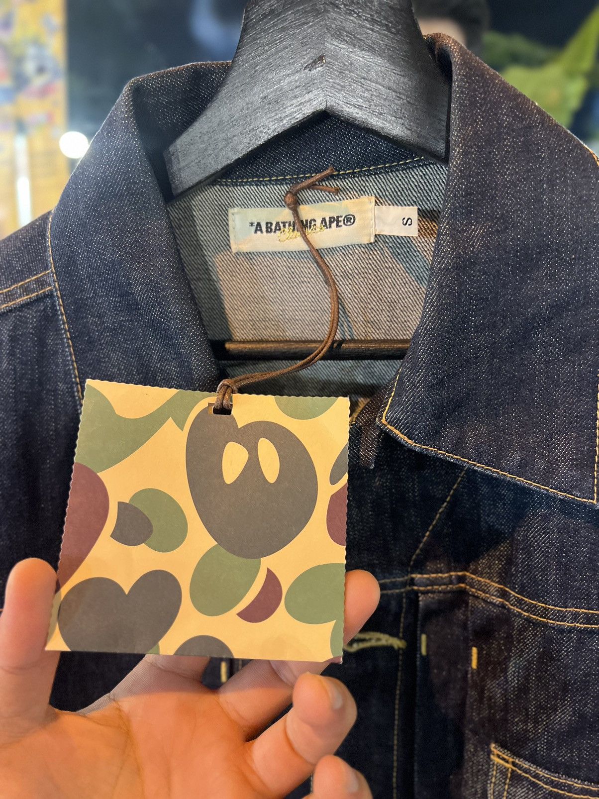 Bape Bape denim jacket Size US S / EU 44-46 / 1 - 4 Thumbnail