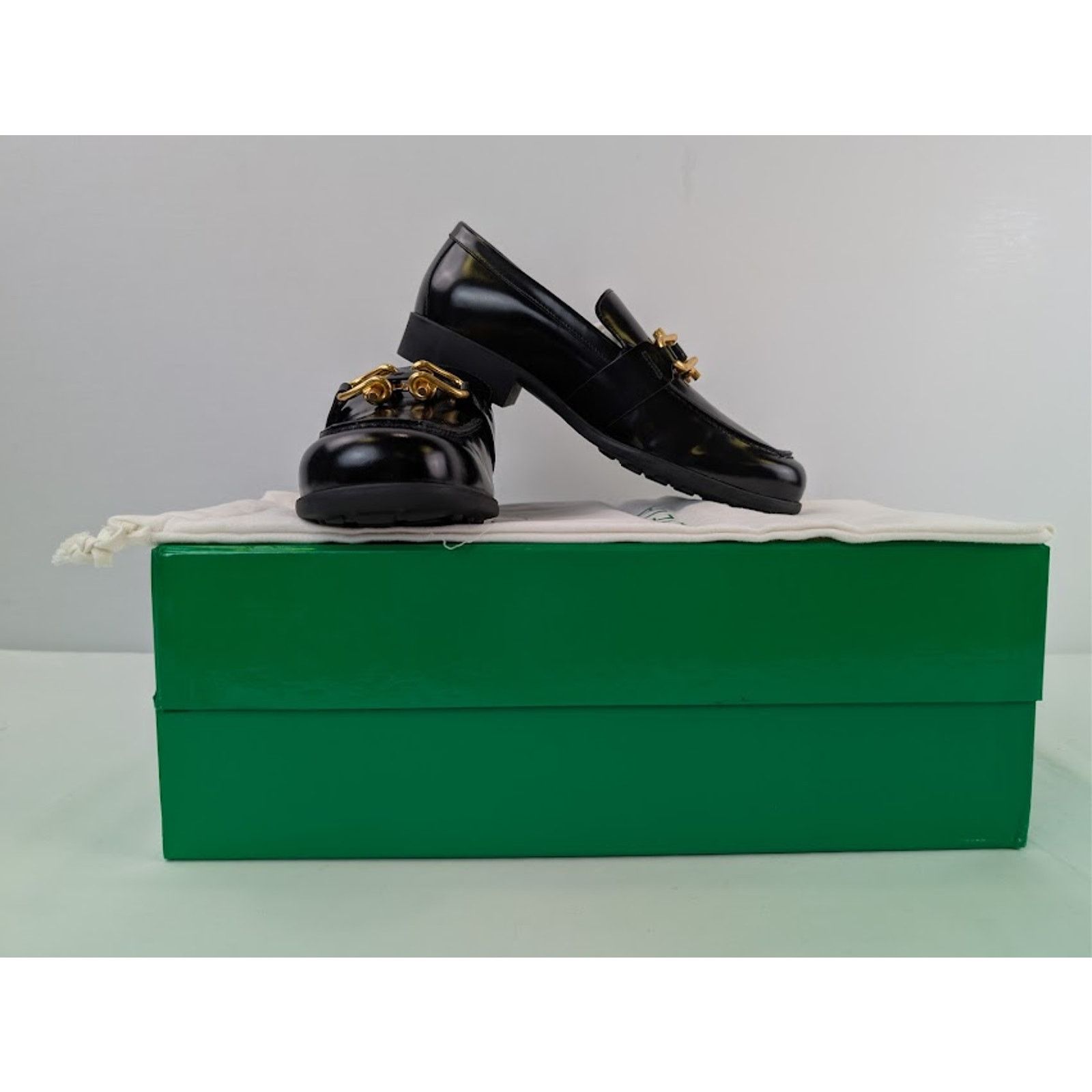 Bottega Veneta o1rshd1 Monsieur Loafer Boots in Soft Vinyl Black Size US 12 / EU 45 - 20 Thumbnail