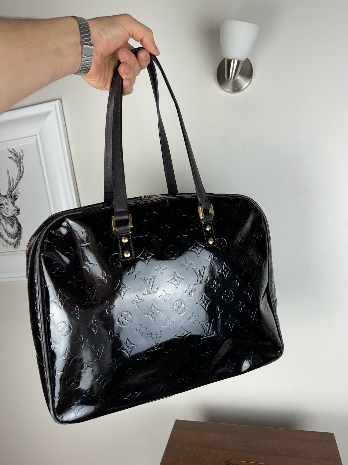 Louis Vuitton Luxury travel bag Louis Vuitton Vernis Sutton original item Size ONE SIZE - 2 Thumbnail